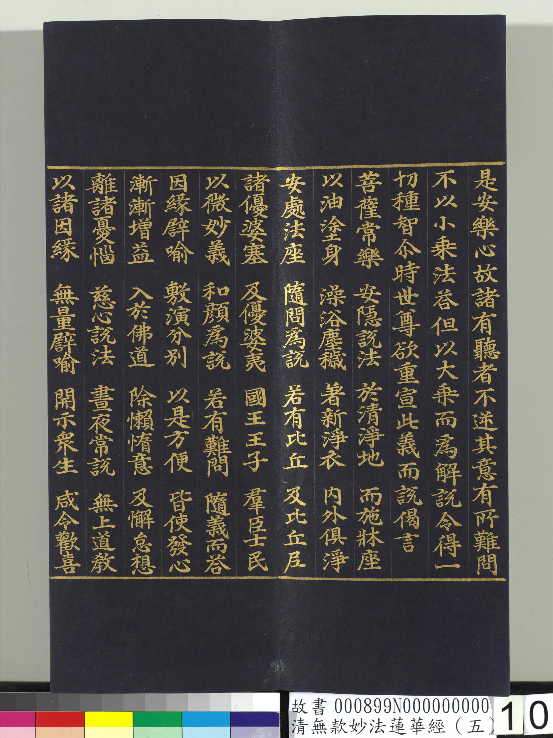 《无款妙法莲华经(五)册》 第58张 《无款妙法莲华经(五)册》 第58张