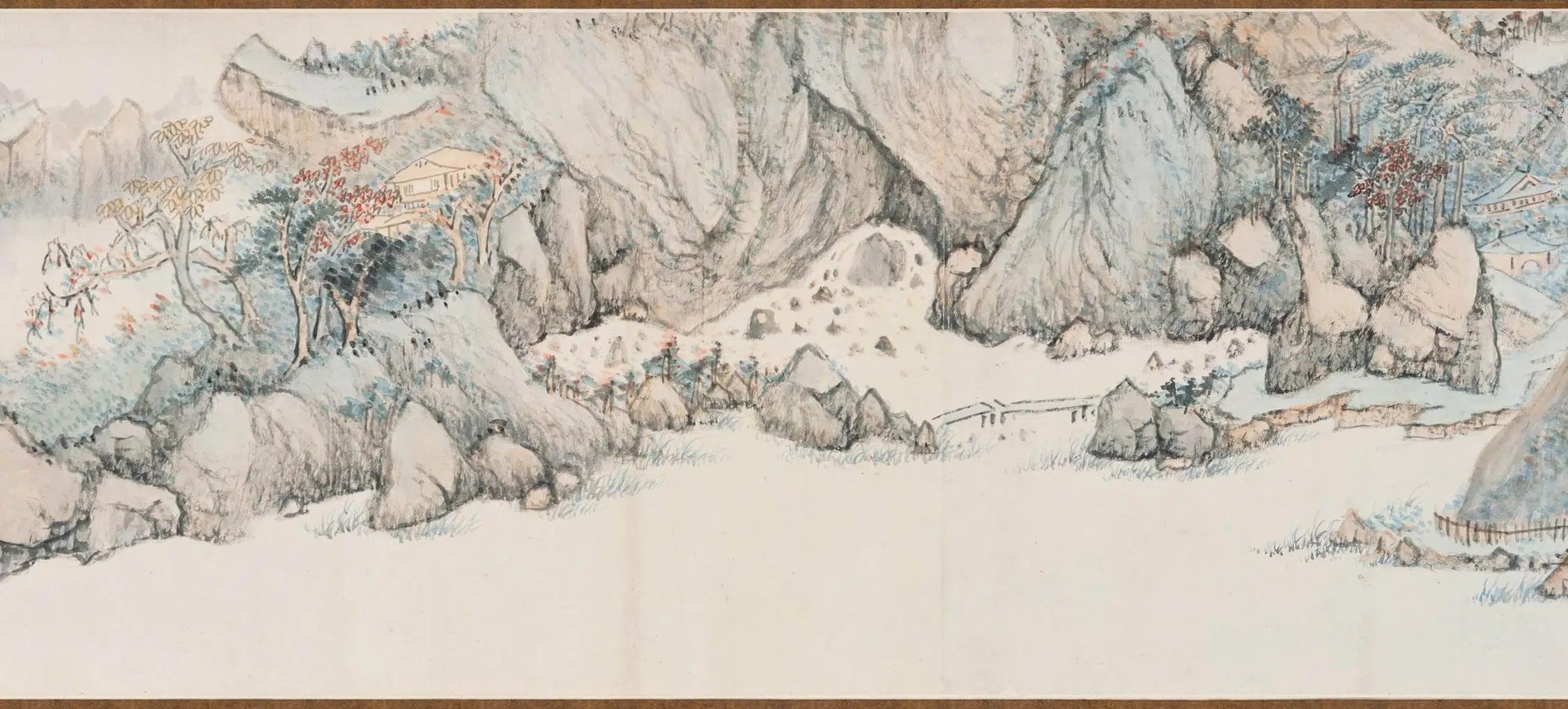明朝【赵左】《仿大痴秋山无尽图卷》 第4张