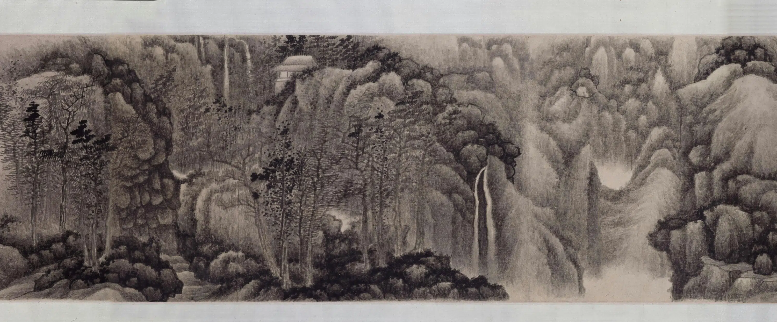 清代【龚贤】《溪山无尽图卷》 第5张