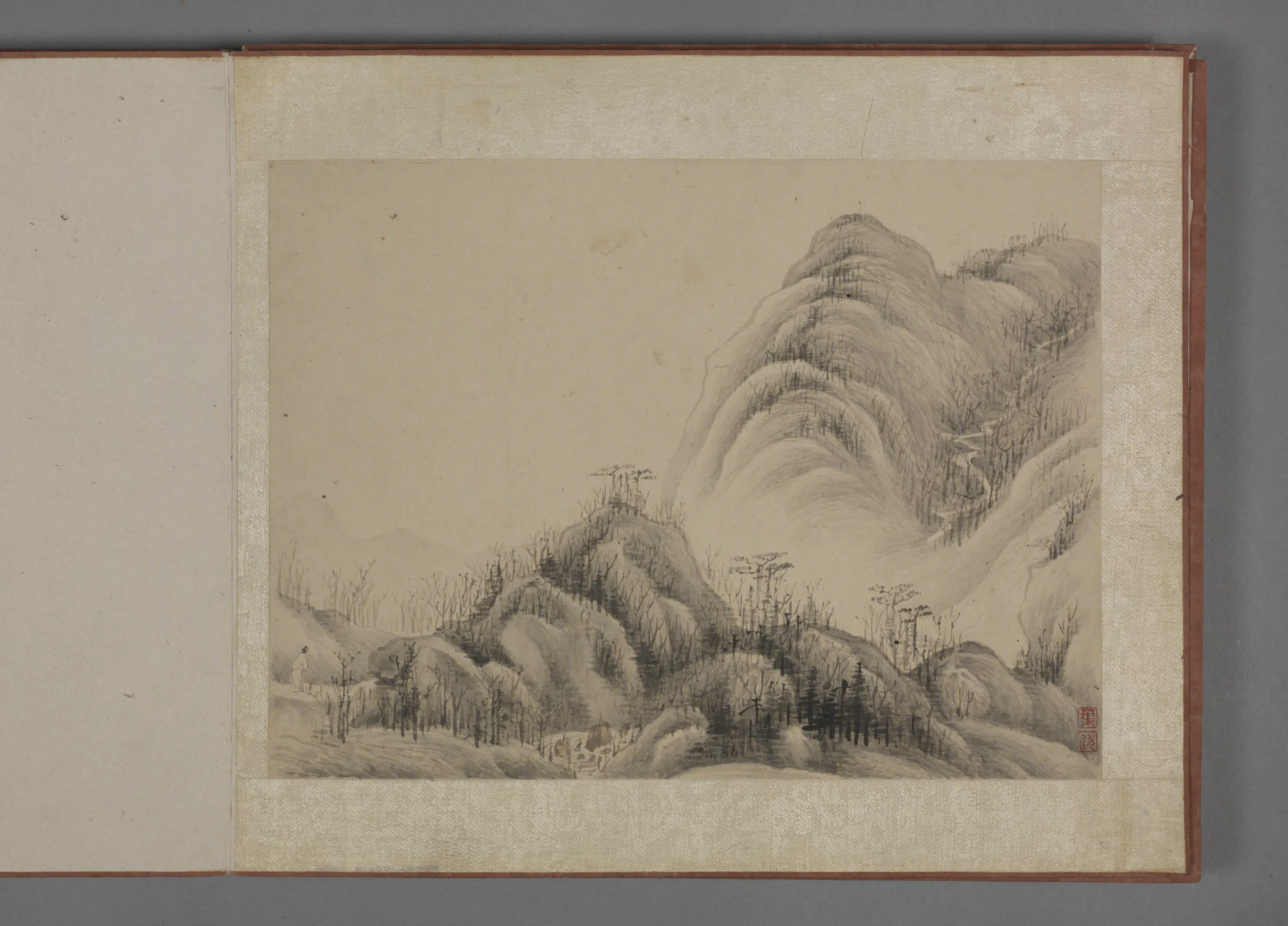 清代【叶欣】《山水册（10开）》 第10张