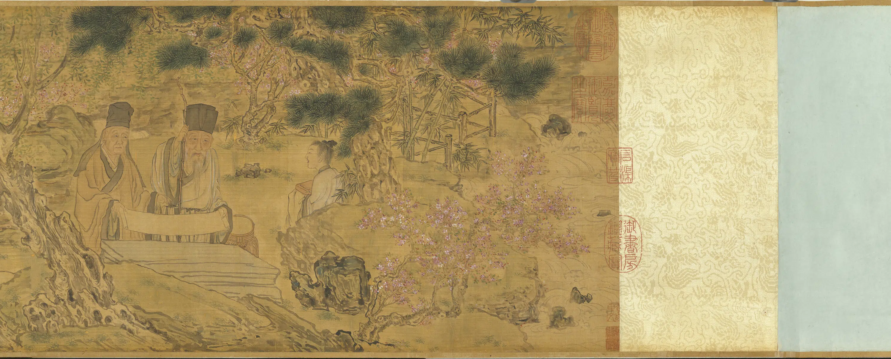 明朝【黄彪】《画九老图卷》 第5张