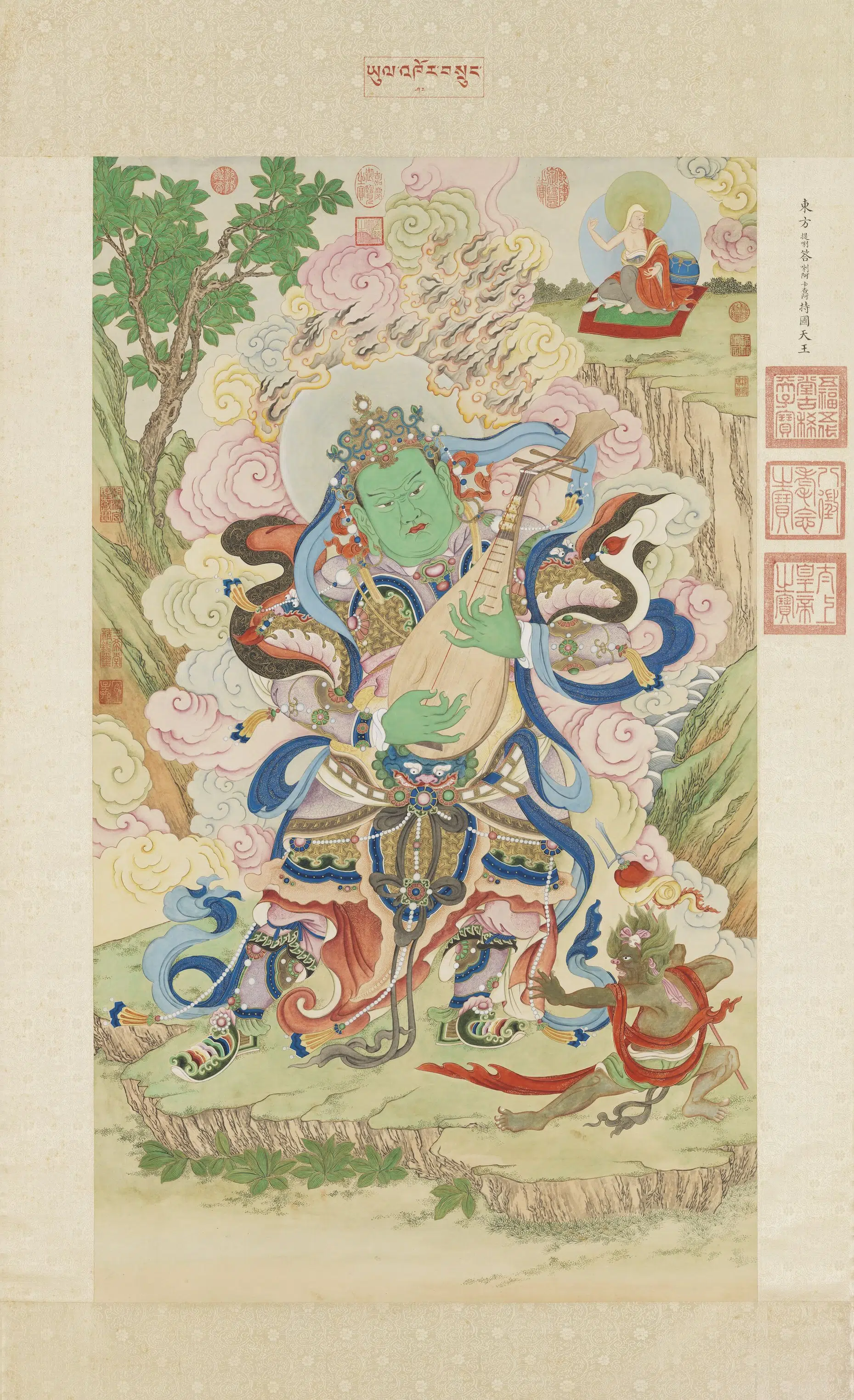 清代【姚文瀚】《天王像十幅》 第6张