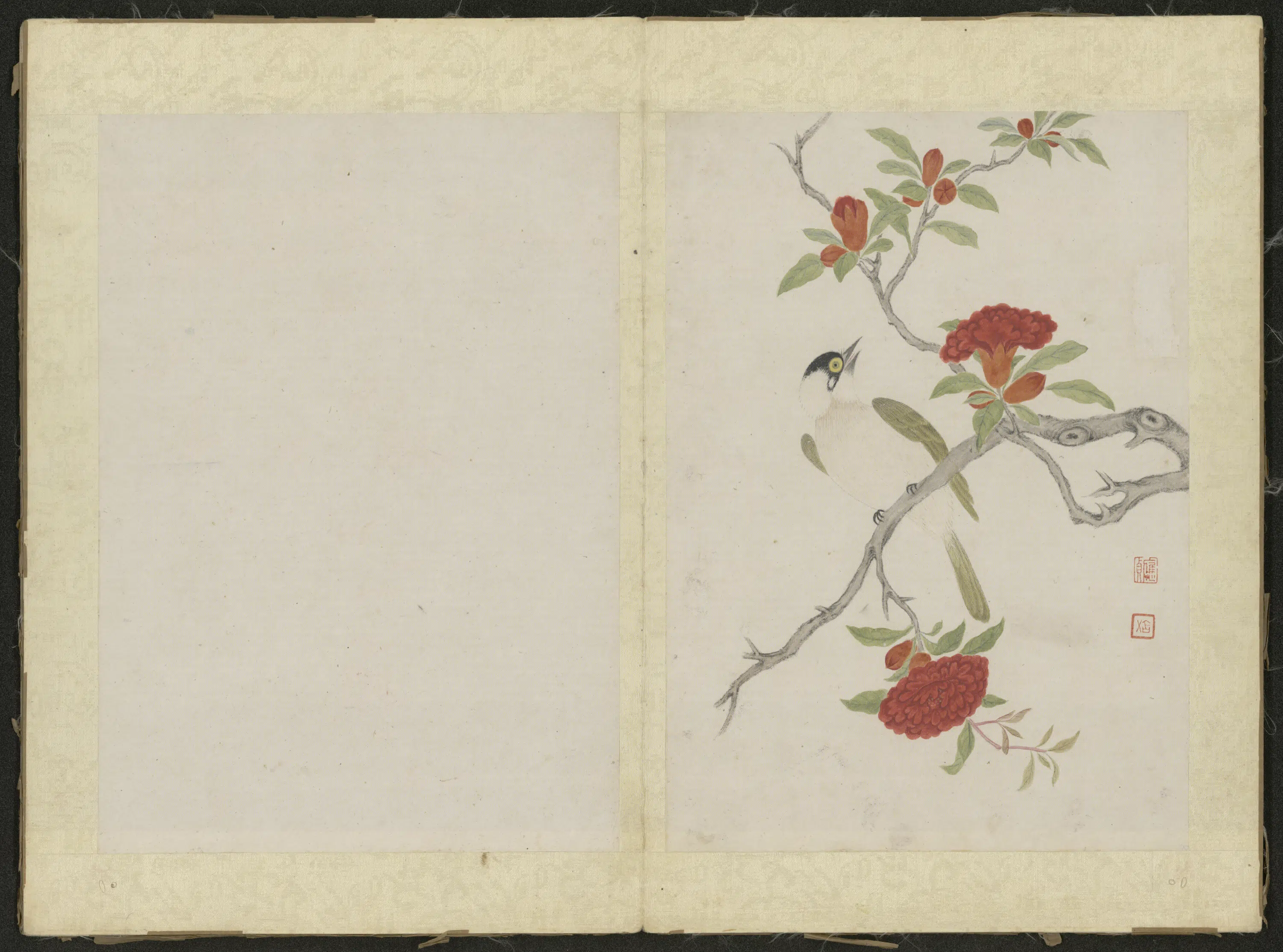清代【吴应贞】《花卉册（12开）》 第12张