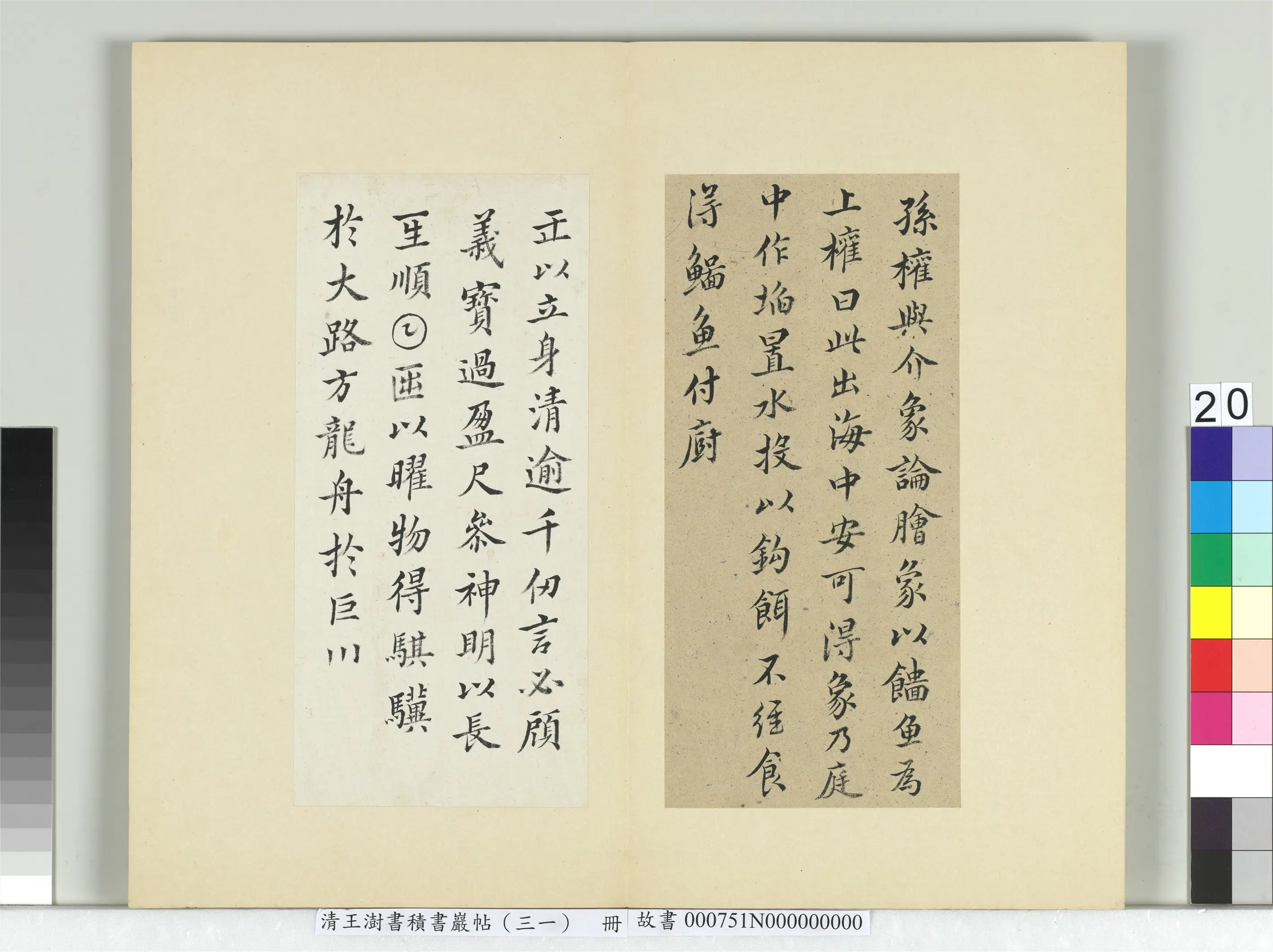 清代【王澍】《书积书岩帖（三十一）册》
