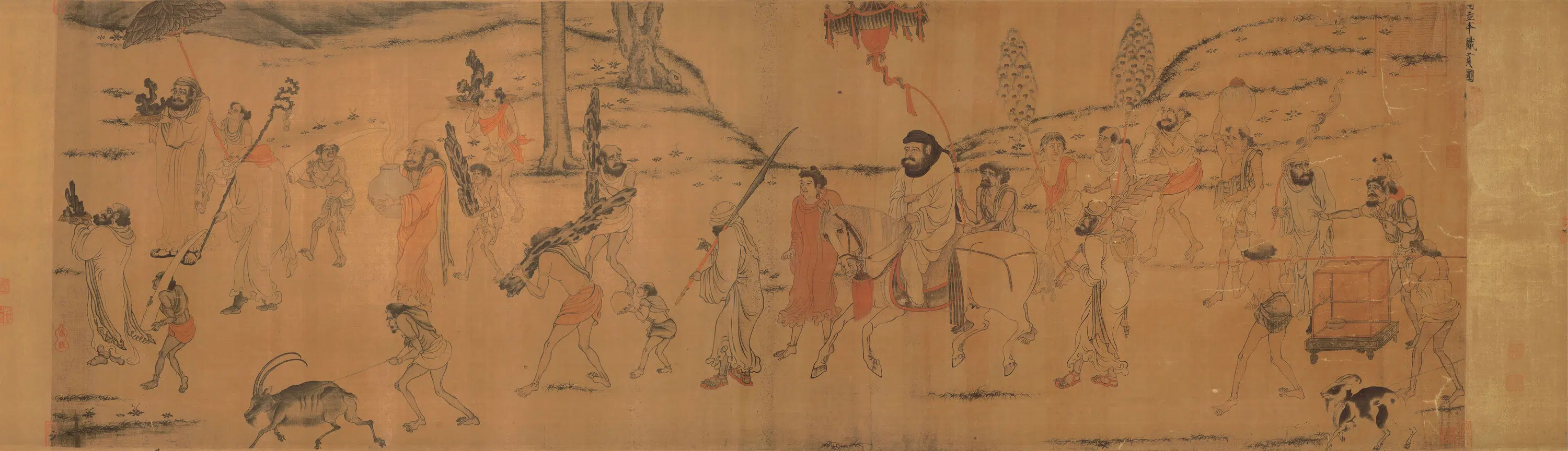唐朝【阎立本】《职贡图-2》