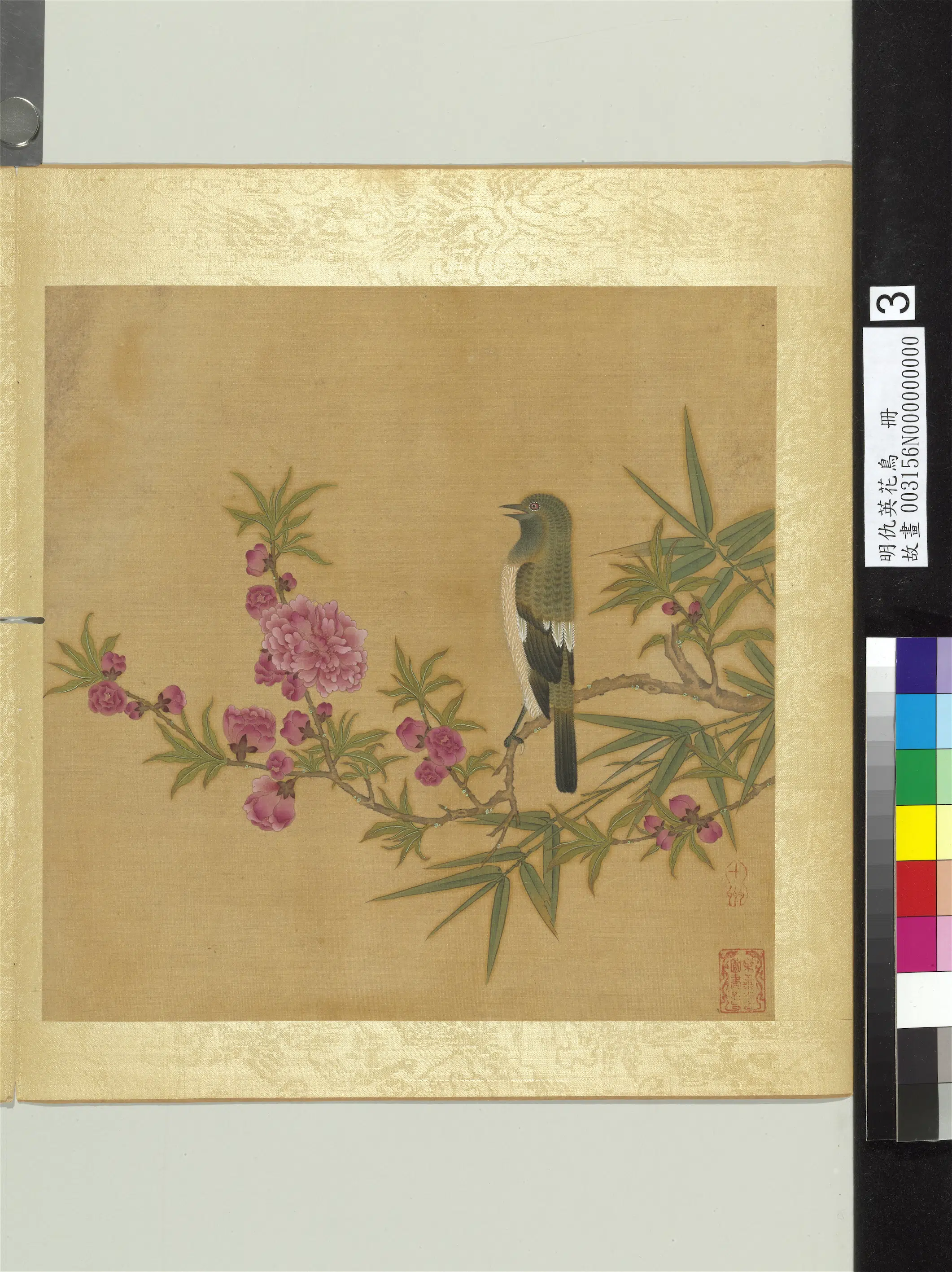 明朝【仇英】《花鸟册（12开）》