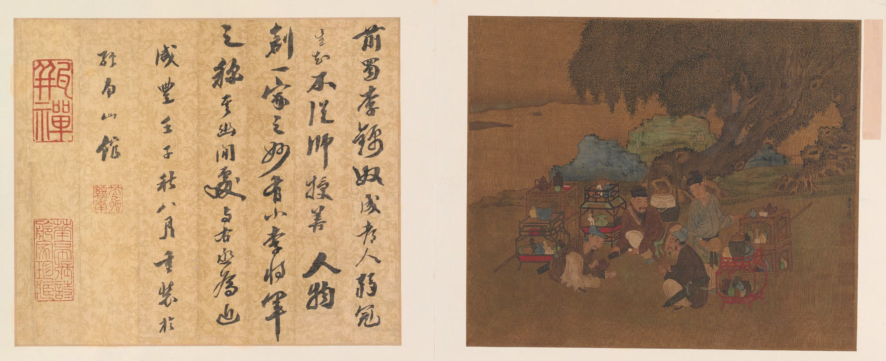元朝【李升】《宋元集册第二本-货郎图页》