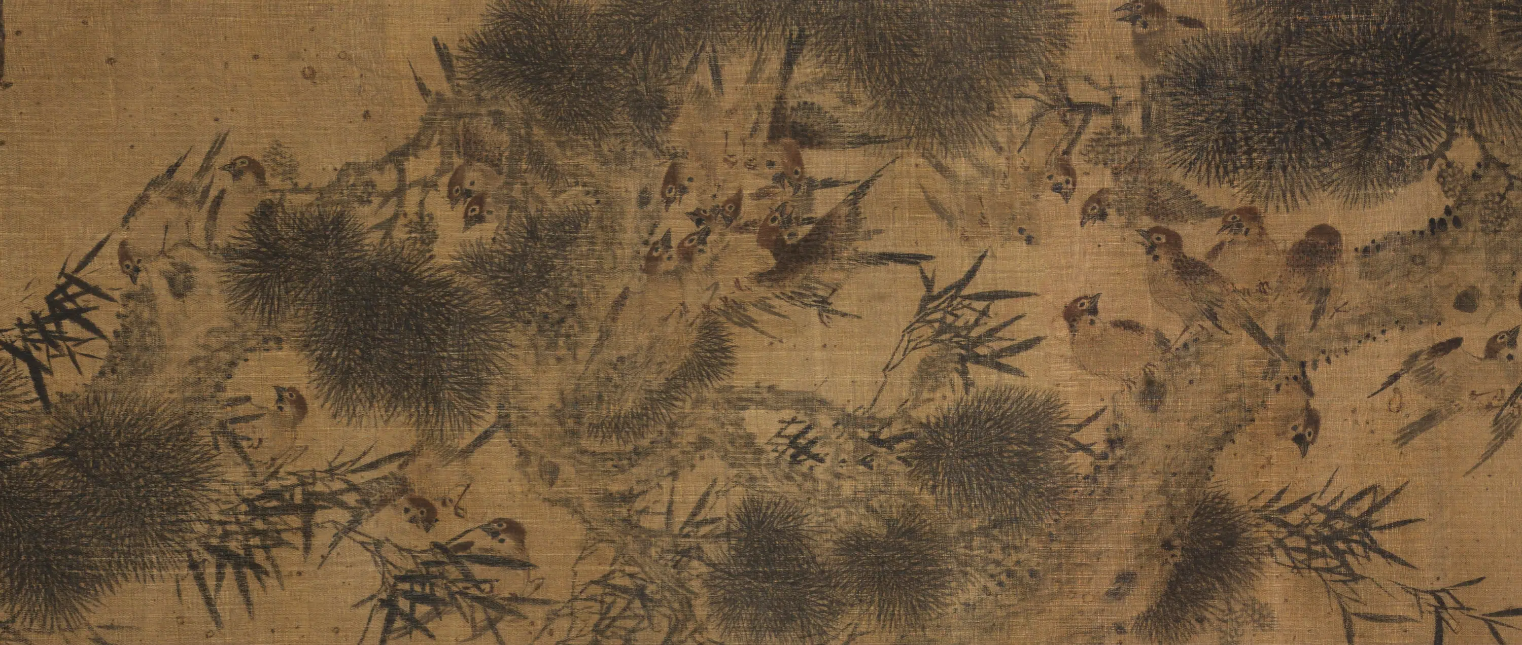 清代【蒋廷锡】《百鸟图》 第3张 清代【蒋廷锡】《百鸟图》 第3张