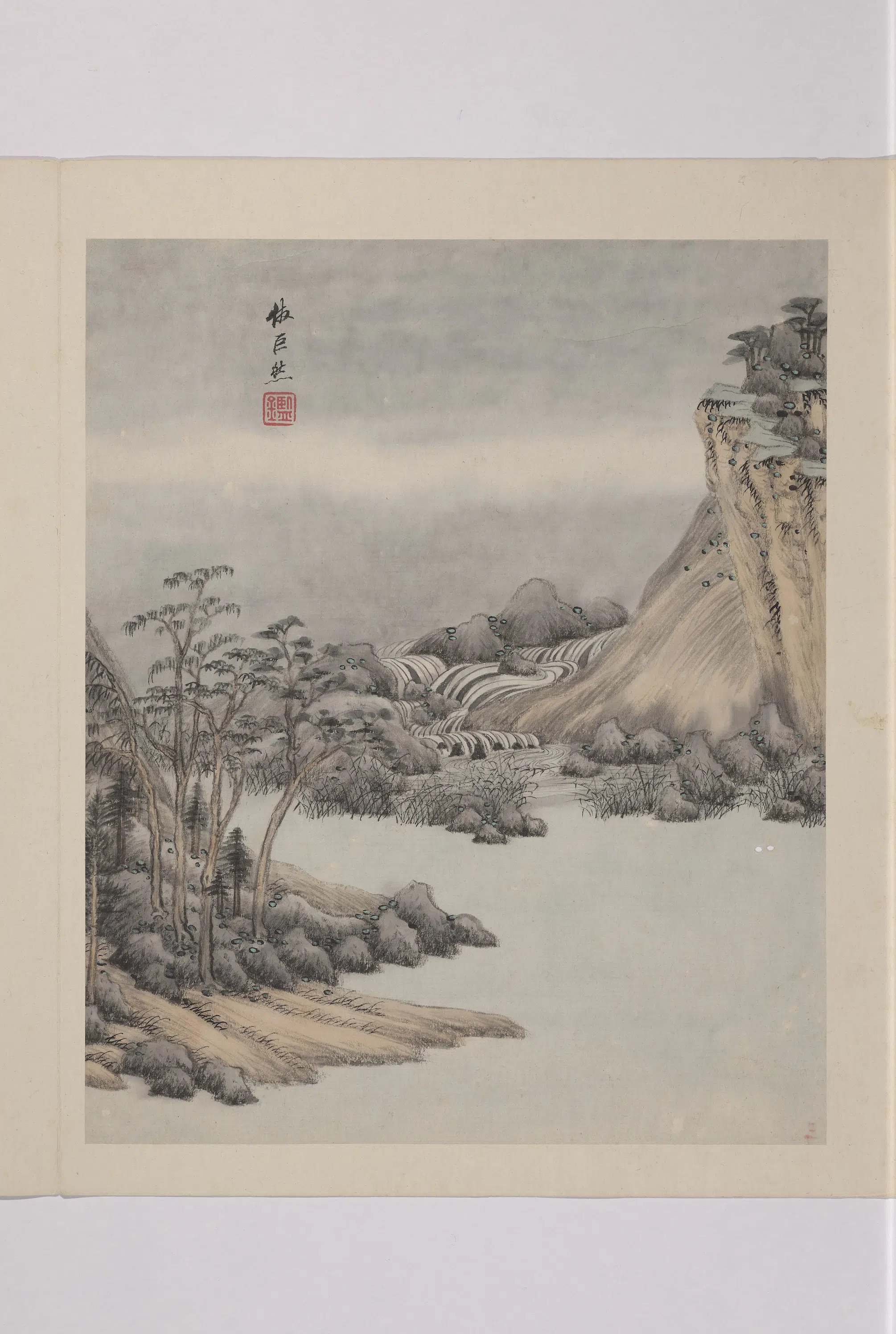 清代【王鉴】《仿古山水册-1》 第5张