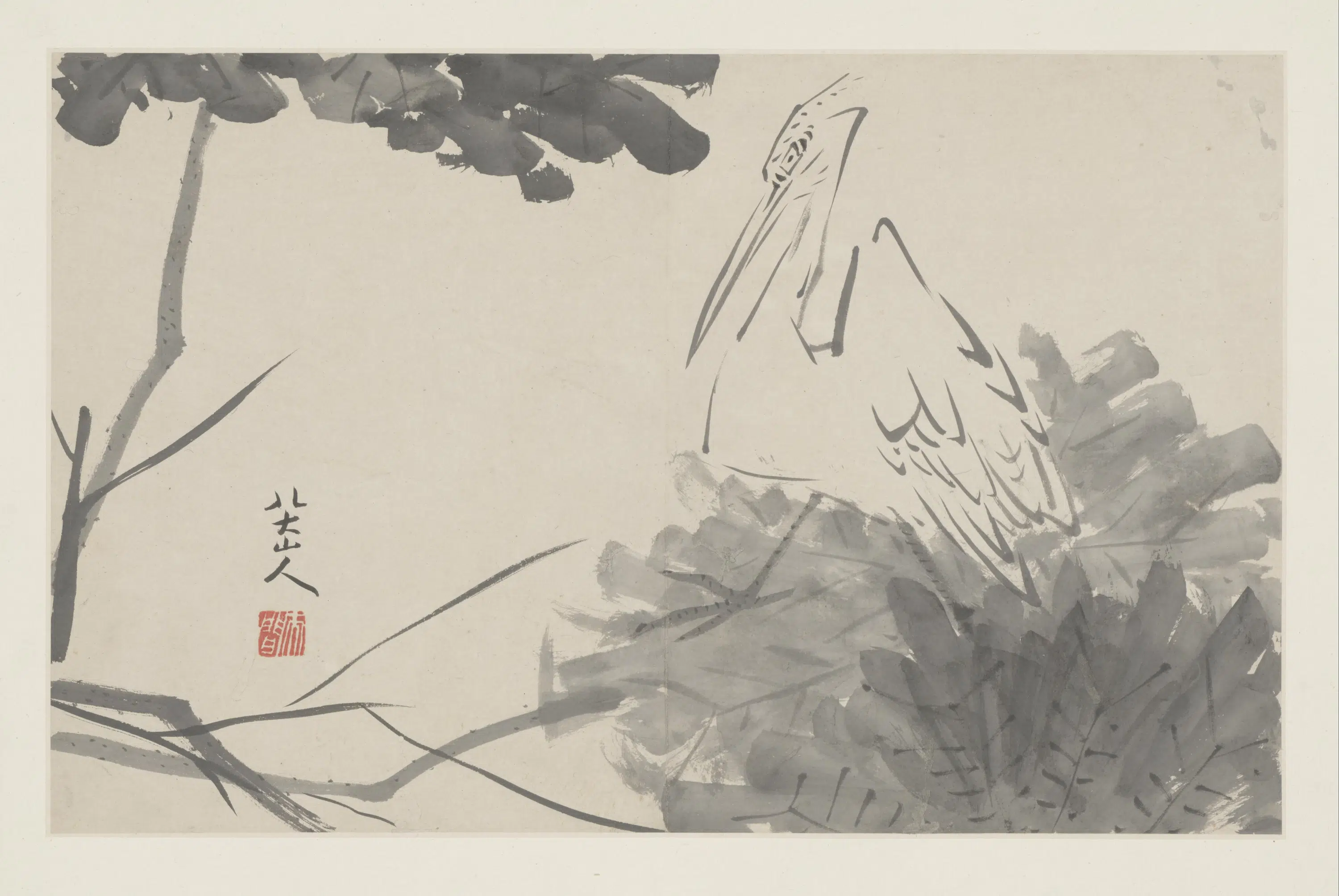 清代【朱耷】《杂画册-2版-6开》 第2张 清代【朱耷】《杂画册-2版-6开》 第2张