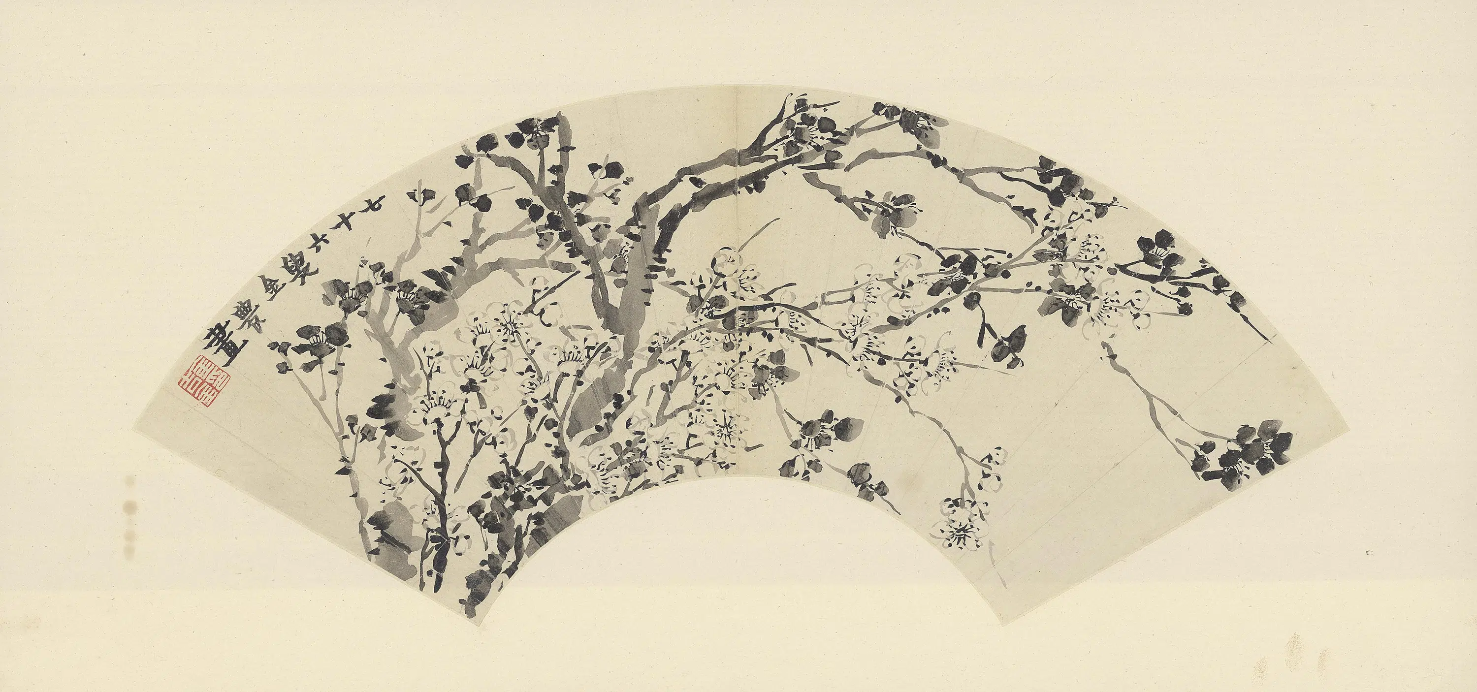 清代【金农】《梅花扇-4》