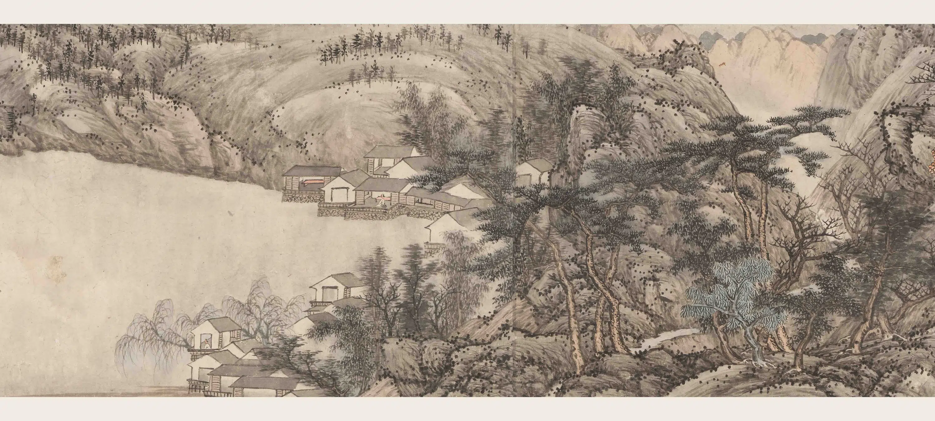 清代【高岑】《江山无尽图卷》 第4张