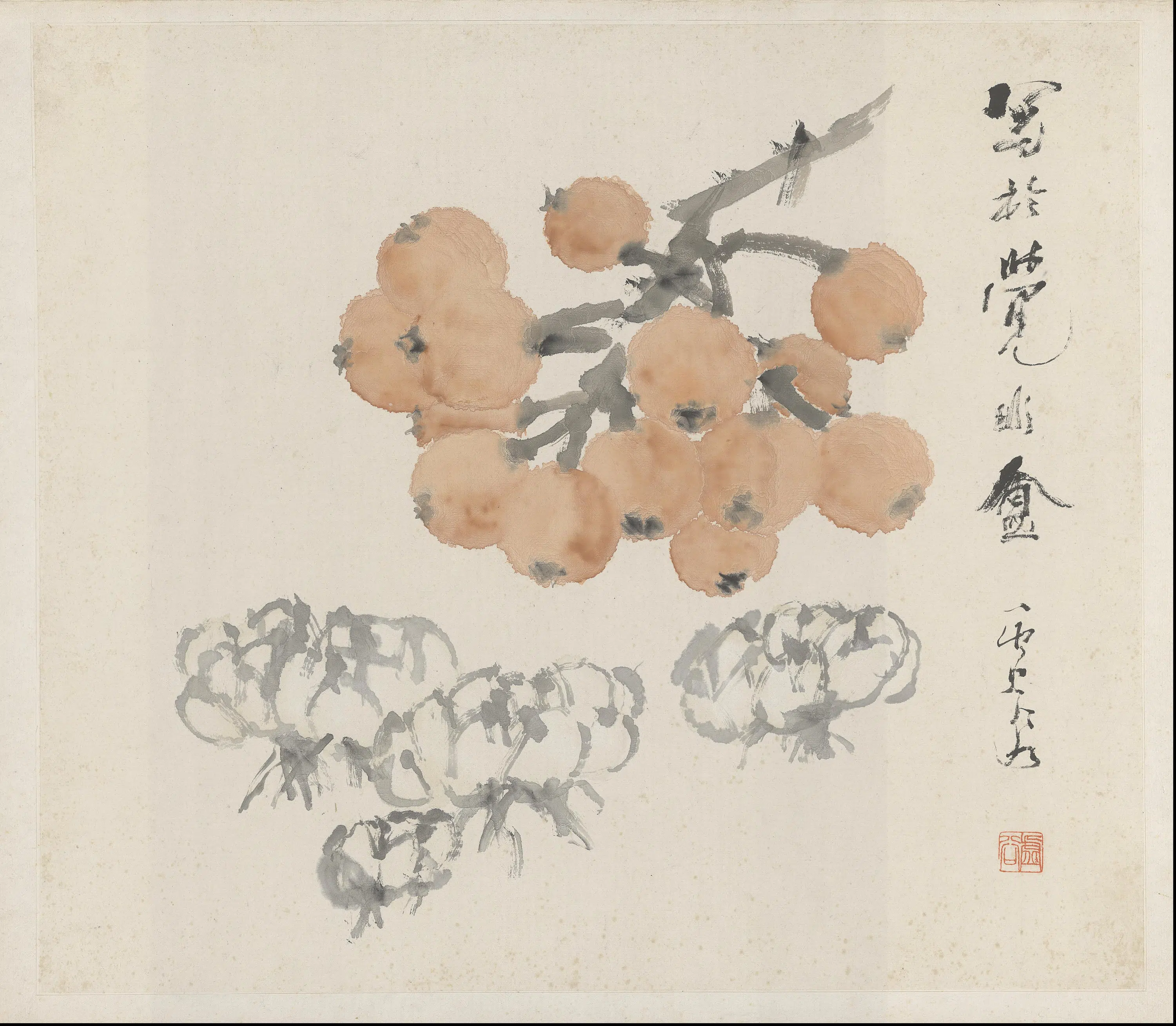 清代【虚谷】《杂画册(12开)》 第9张 清代【虚谷】《杂画册(12开)》 第9张