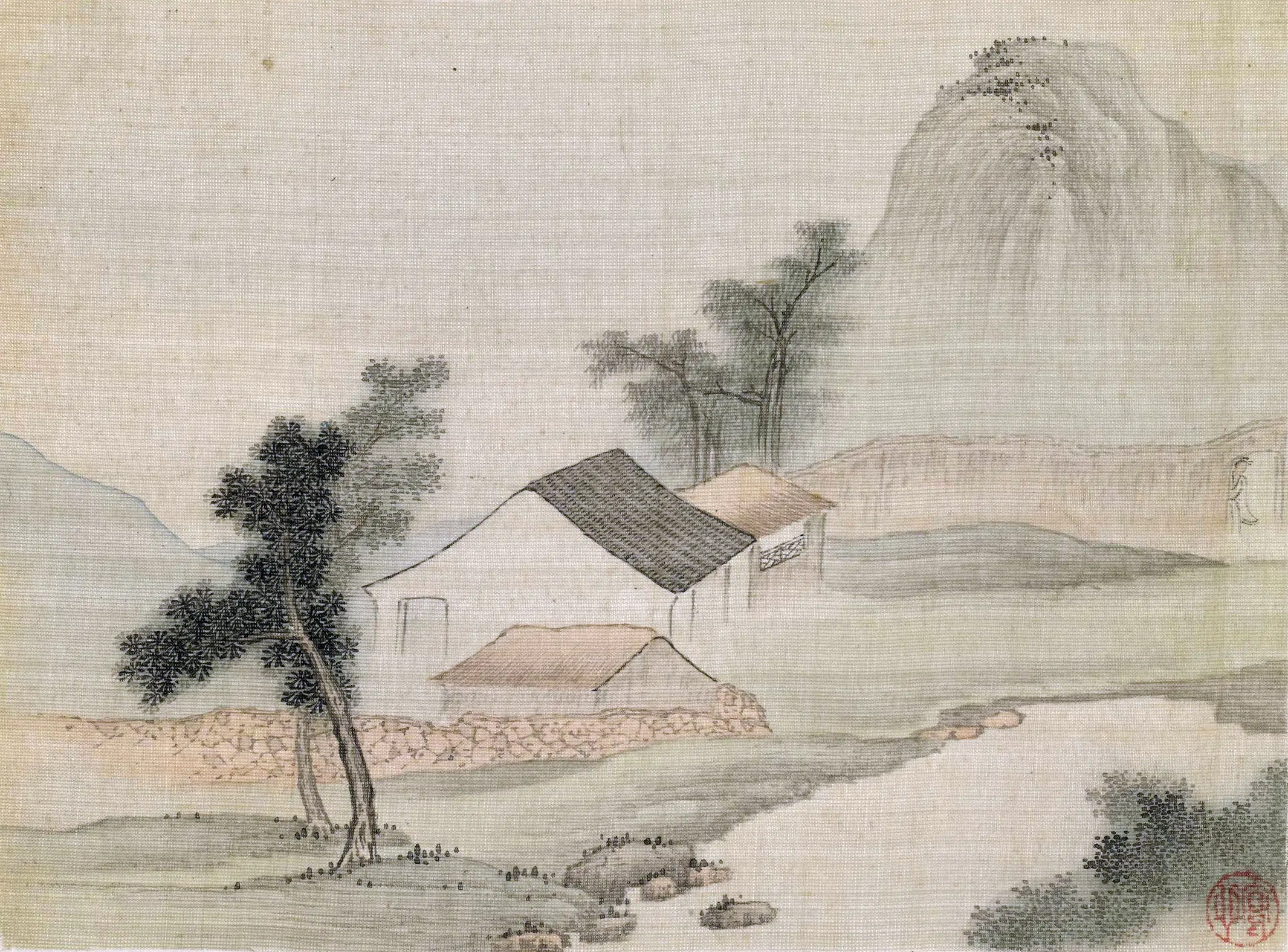 清代【谢荪】《山水图册》 第3张