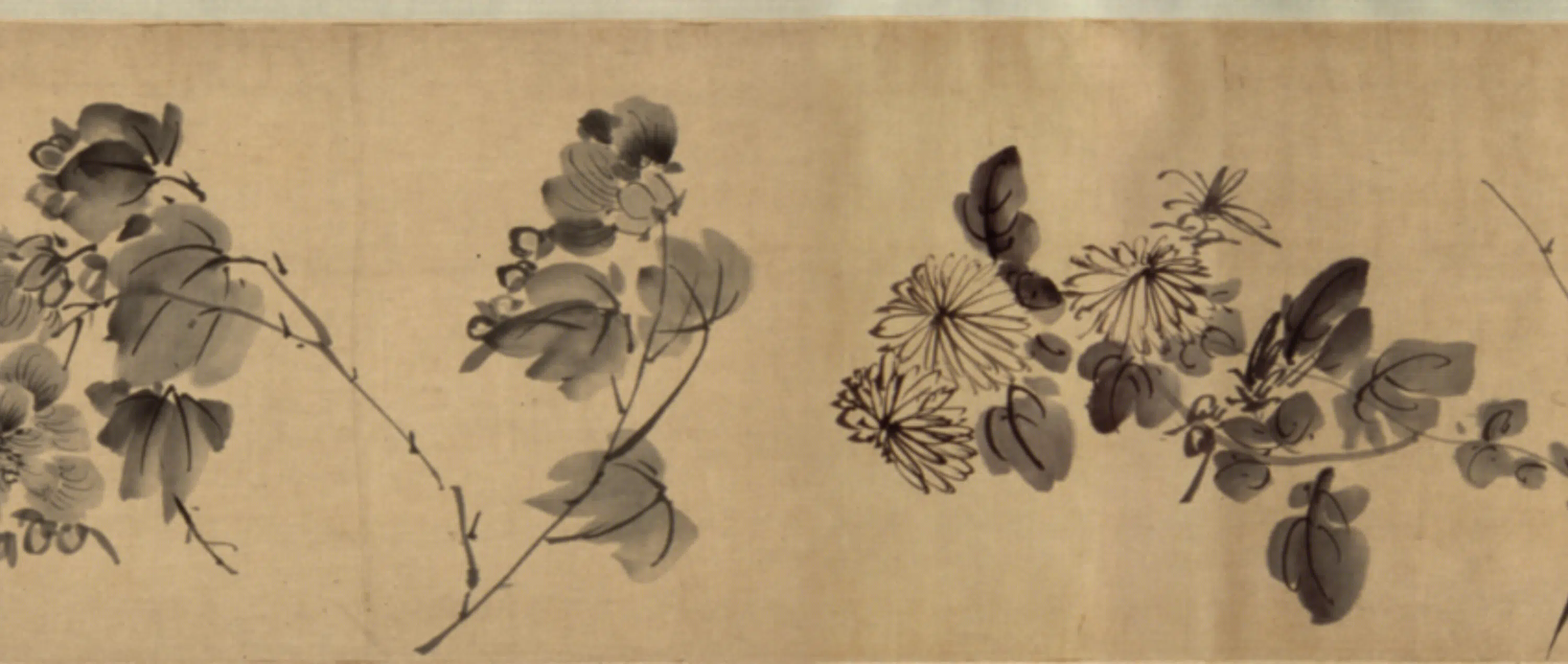 明朝【李因】《花鸟图卷》 第6张