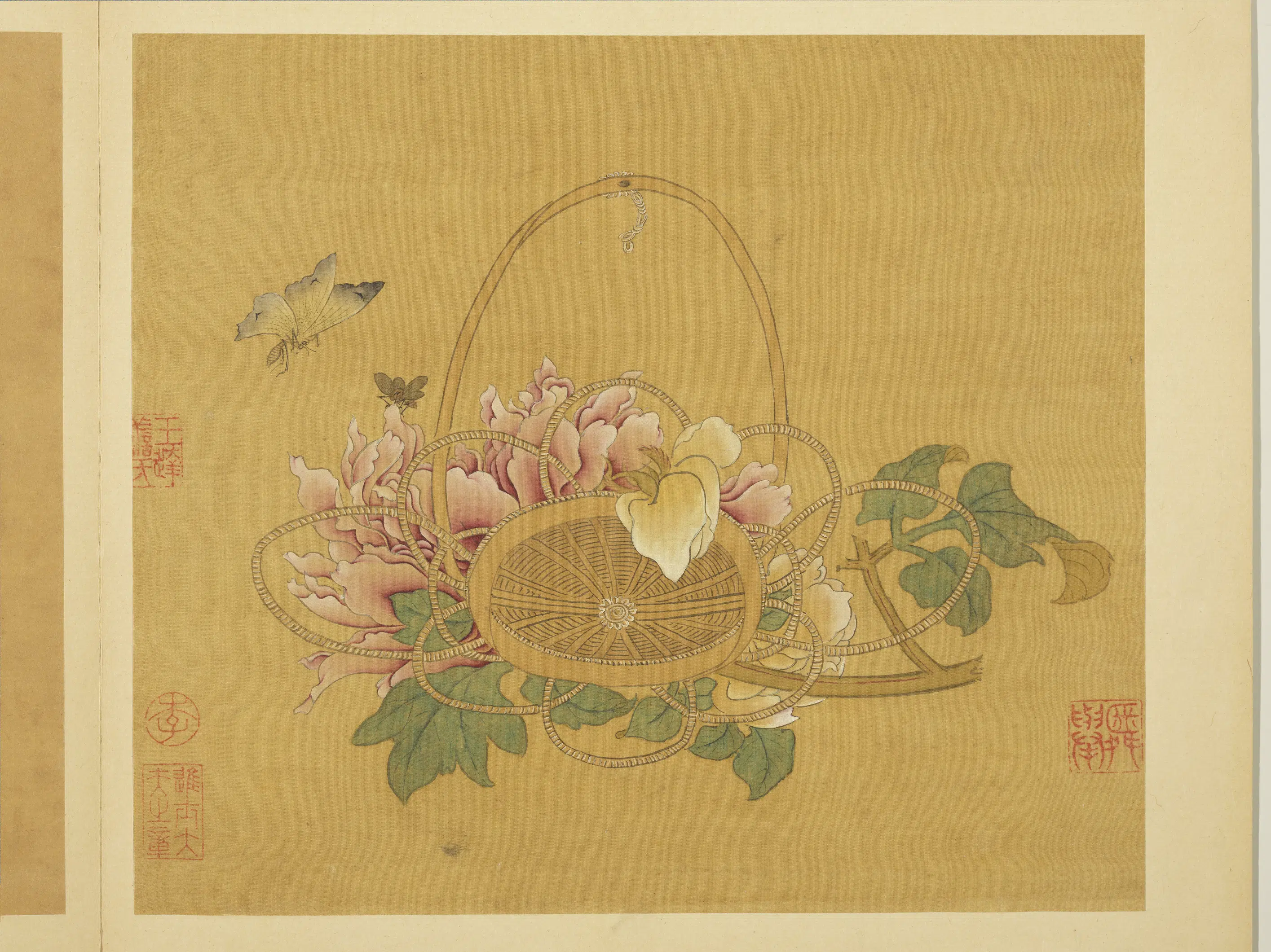 宋-元朝【钱选】《画花篮图册》 第6张 宋-元朝【钱选】《画花篮图册》 第6张