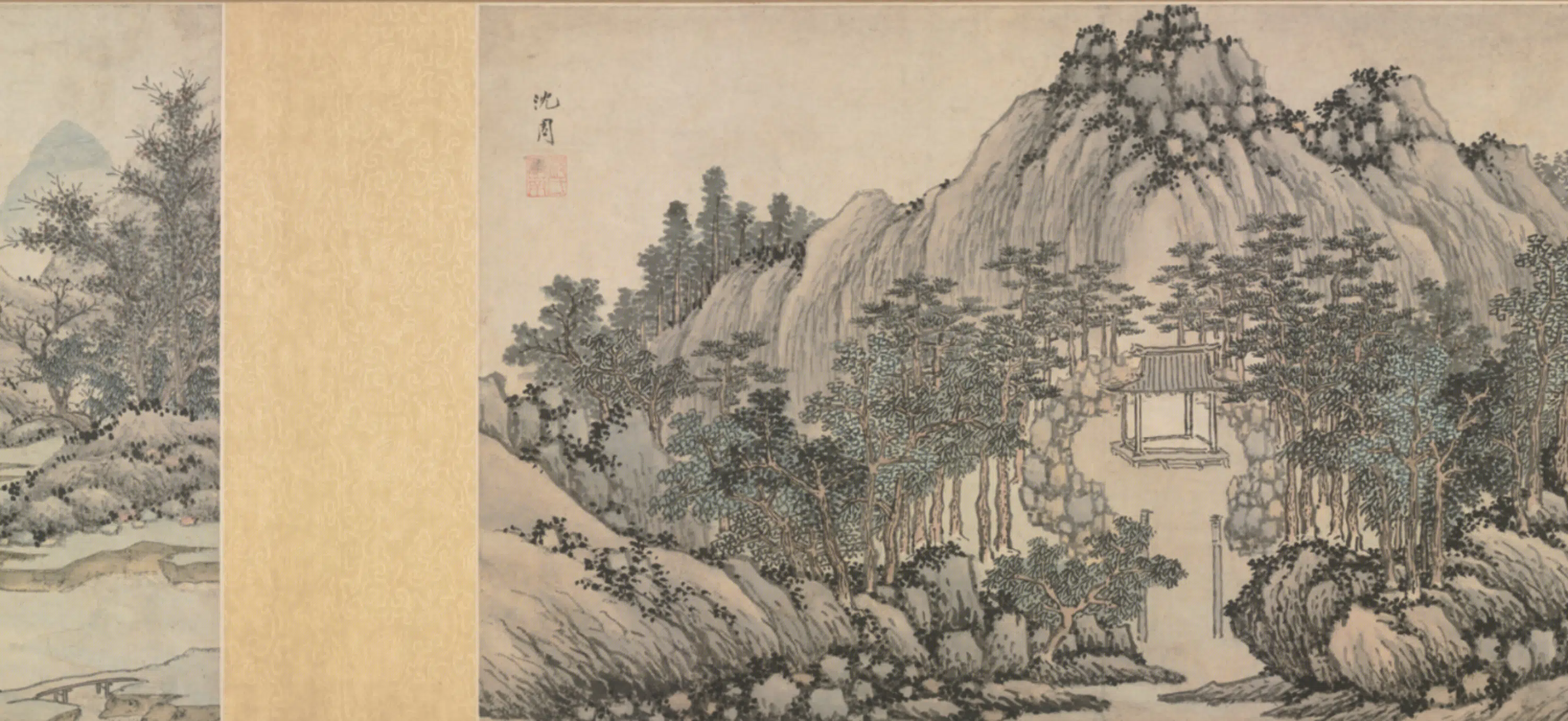 明朝【沈周】《庐墓图四段卷》 第4张 明朝【沈周】《庐墓图四段卷》 第4张