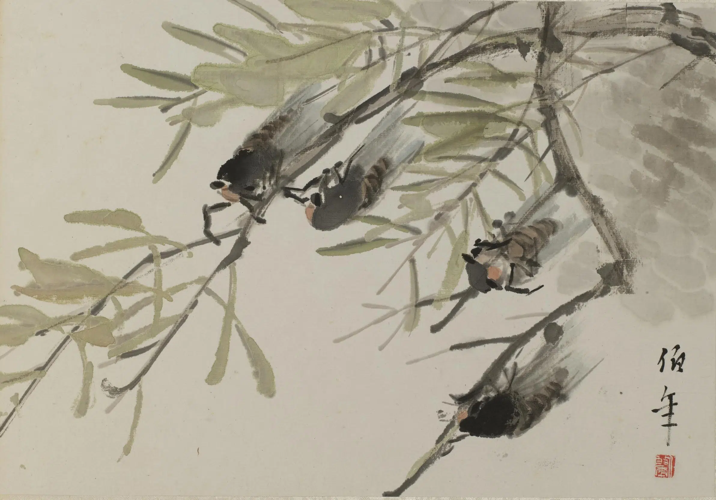 清代【任伯年(任颐)】《杂画册-2》 第17张 清代【任伯年(任颐)】《杂画册-2》 第17张