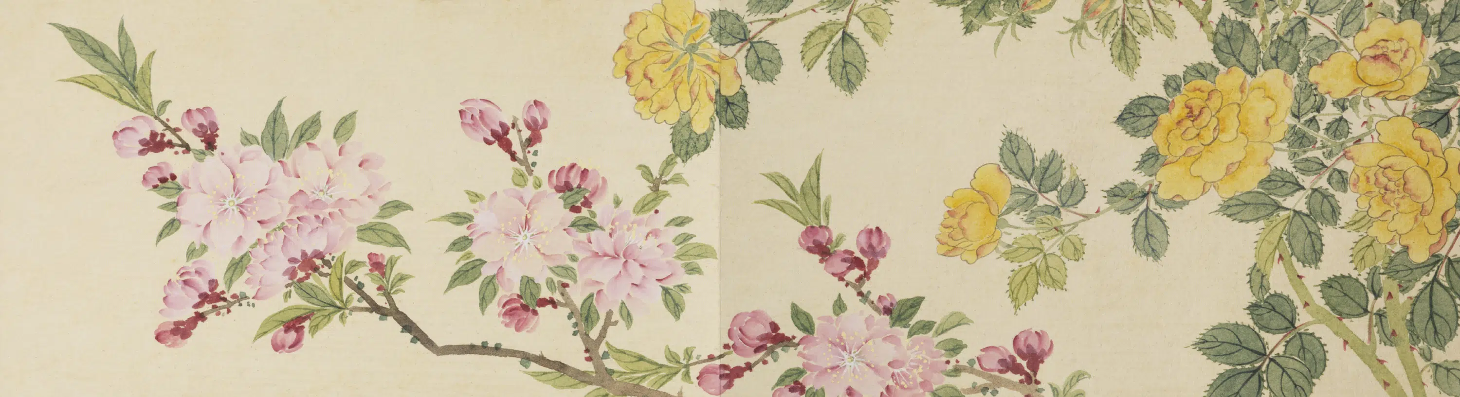 清代【董诰】《花卉册-1（8开）》 第3张