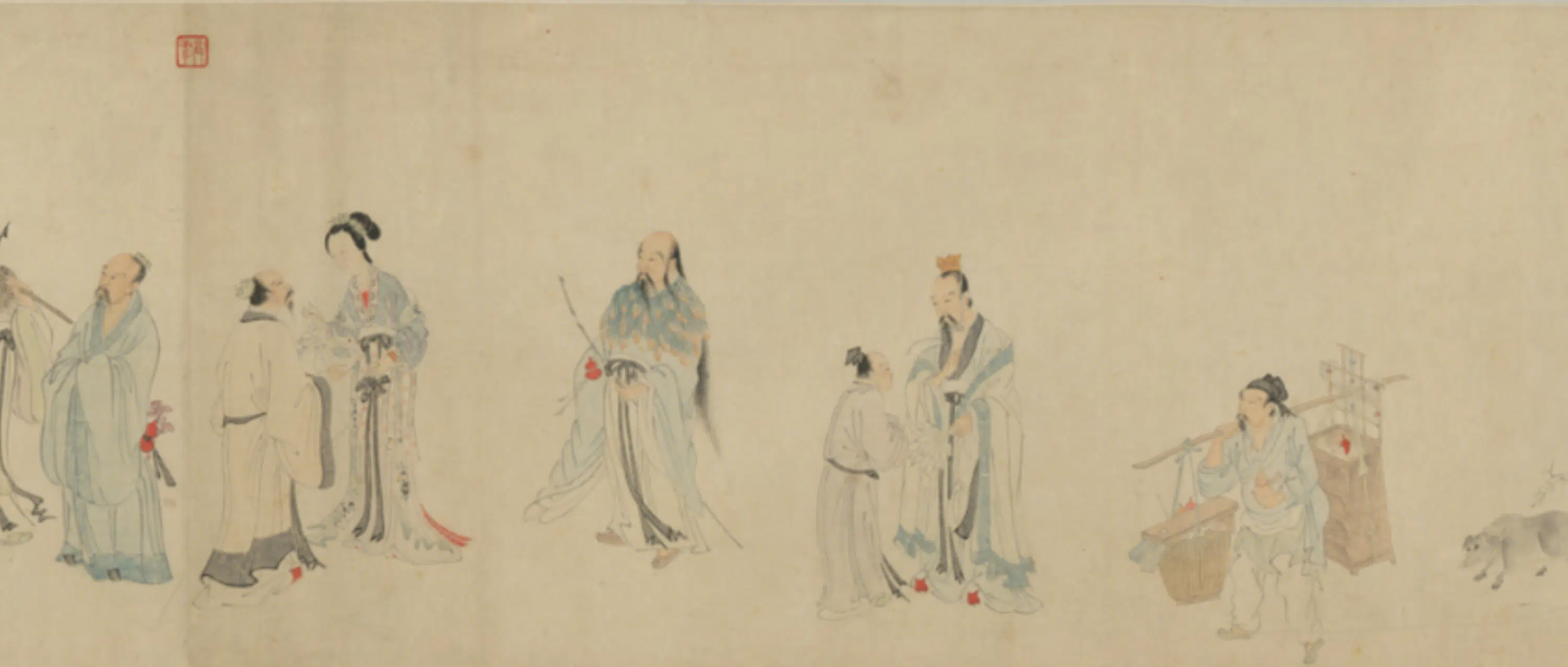 明朝【明人】《仙人图卷》 第4张
