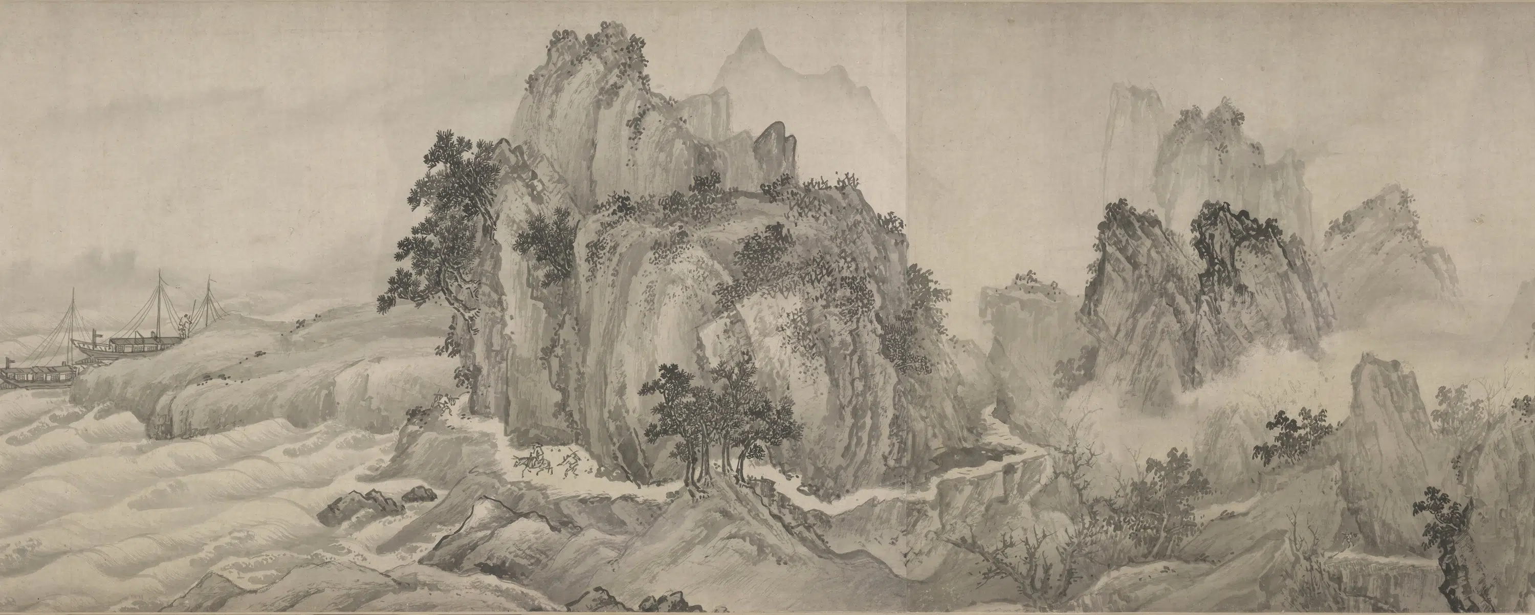 南宋【赵芾】《江山万里图卷》 第2张