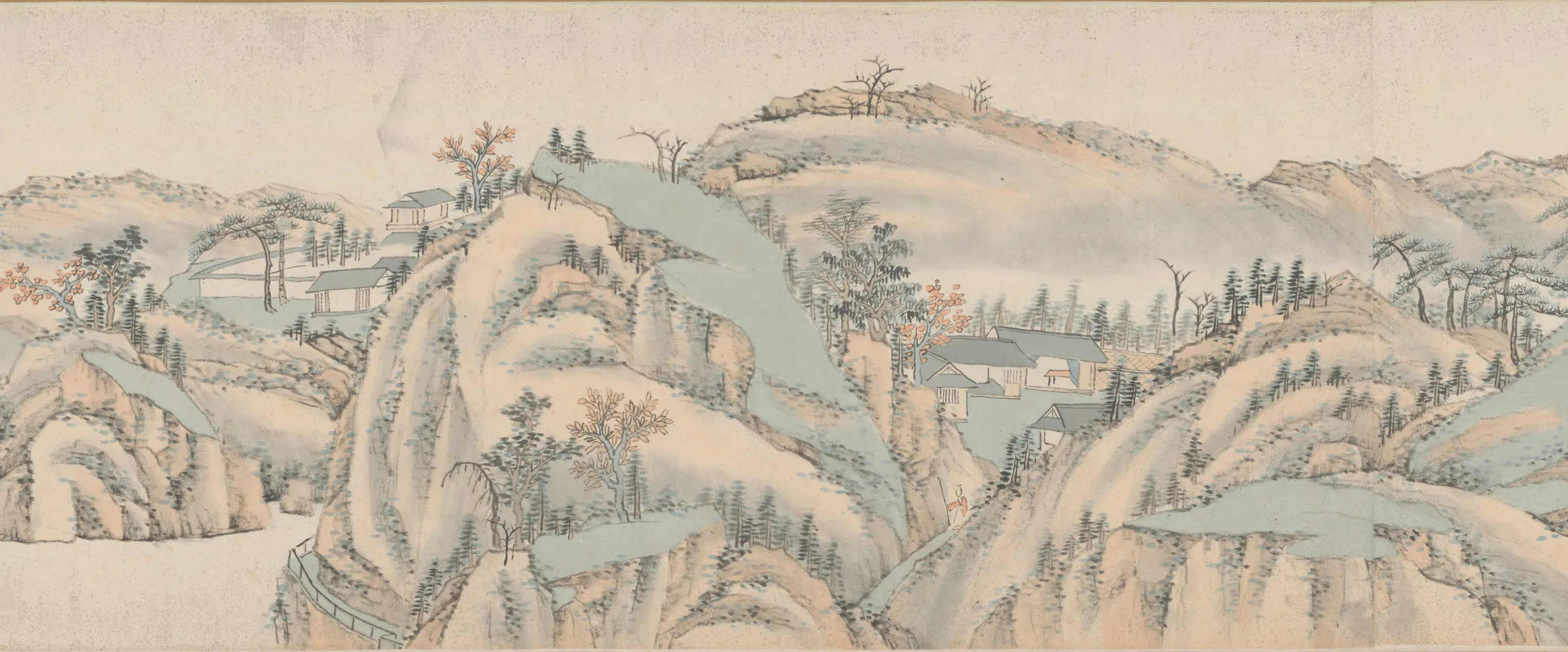 清代【萧云从】《山水图卷》 第27张