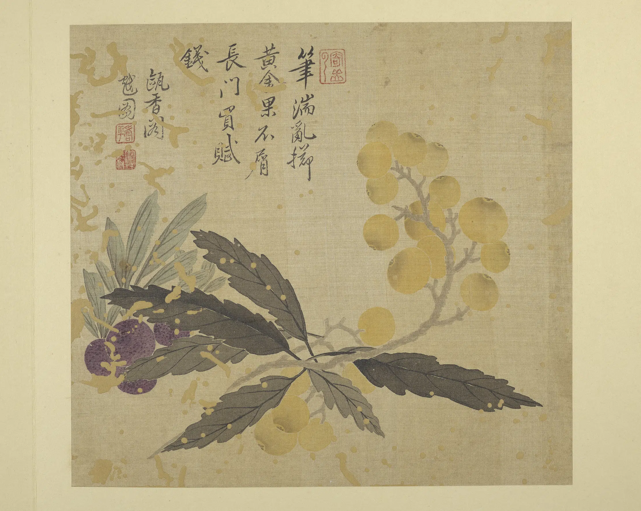 清代【恽寿平】《画花卉册-1》 第3张
