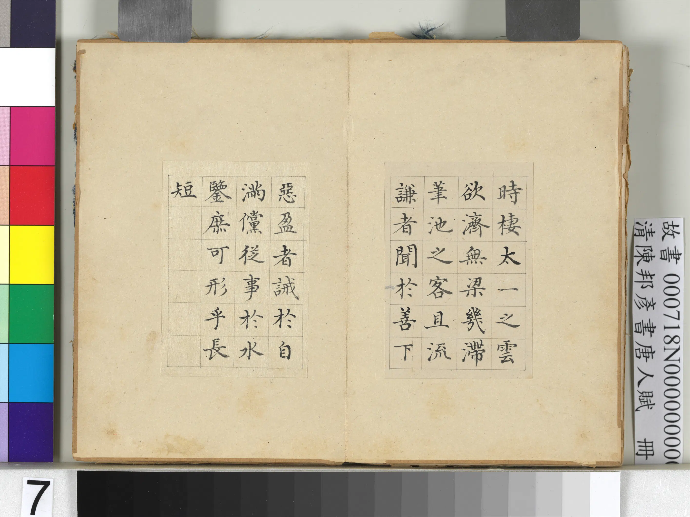 清代【陈邦彦】《书唐人赋册-8开》 第7张