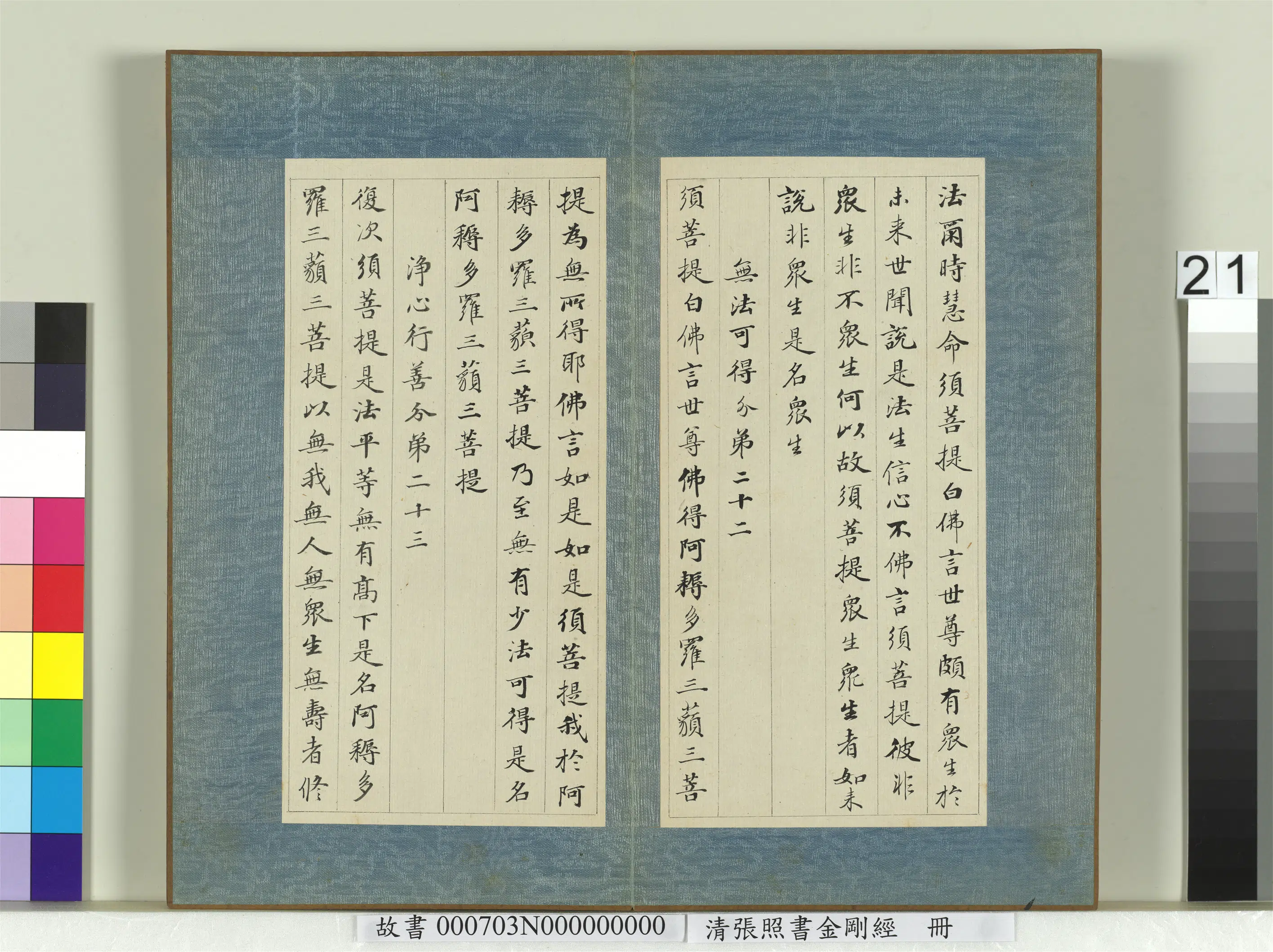 清代【张照】《书金刚经册》 第14张