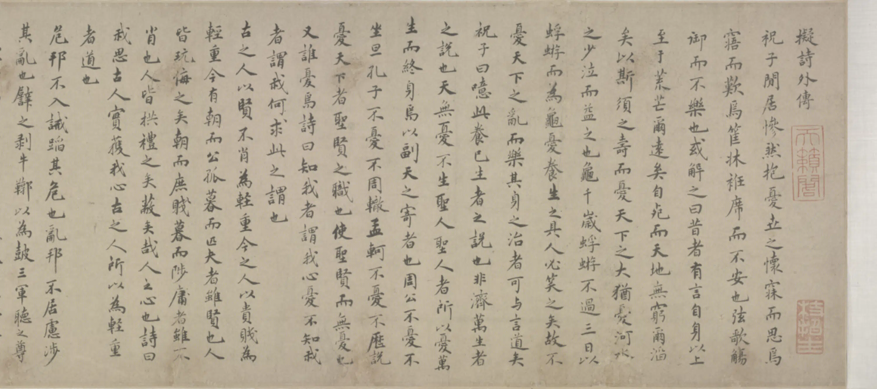 明朝【祝允明】《楷书诗外传卷》 第6张