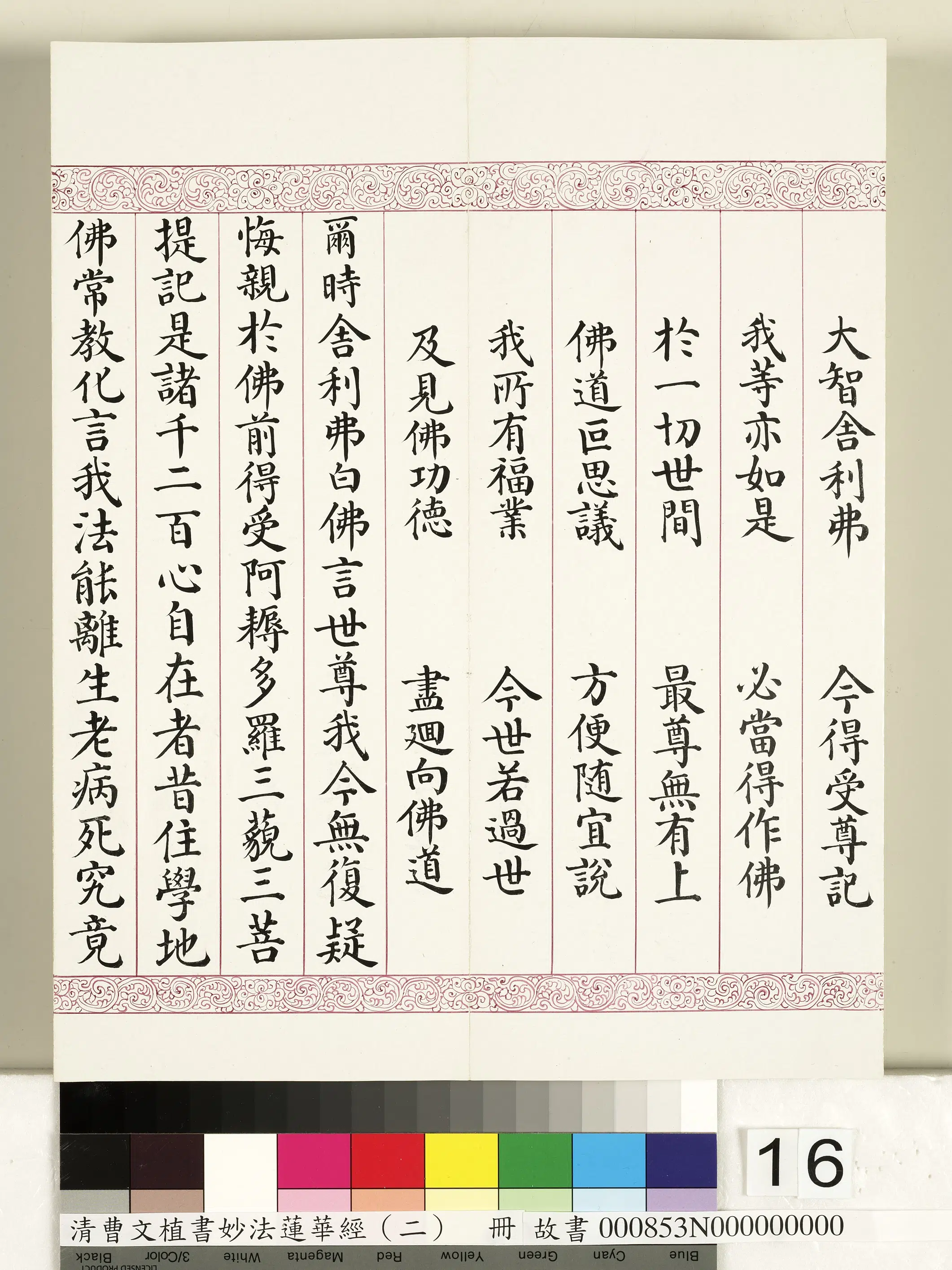 清代【曹文埴】《妙法莲华经（二）册》 第8张