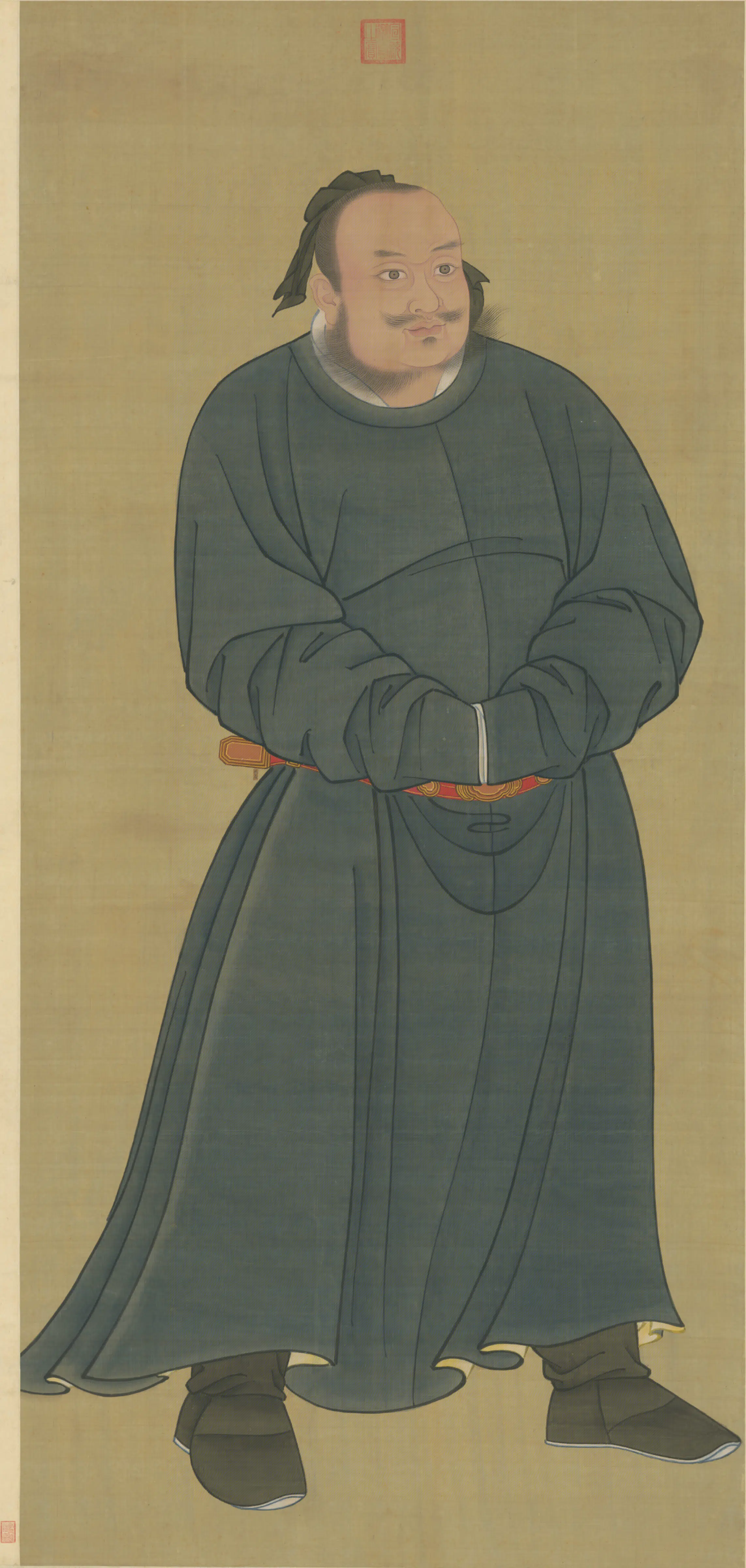 明朝【明人】《画班超像轴》 第1张 明朝【明人】《画班超像轴》 第1张