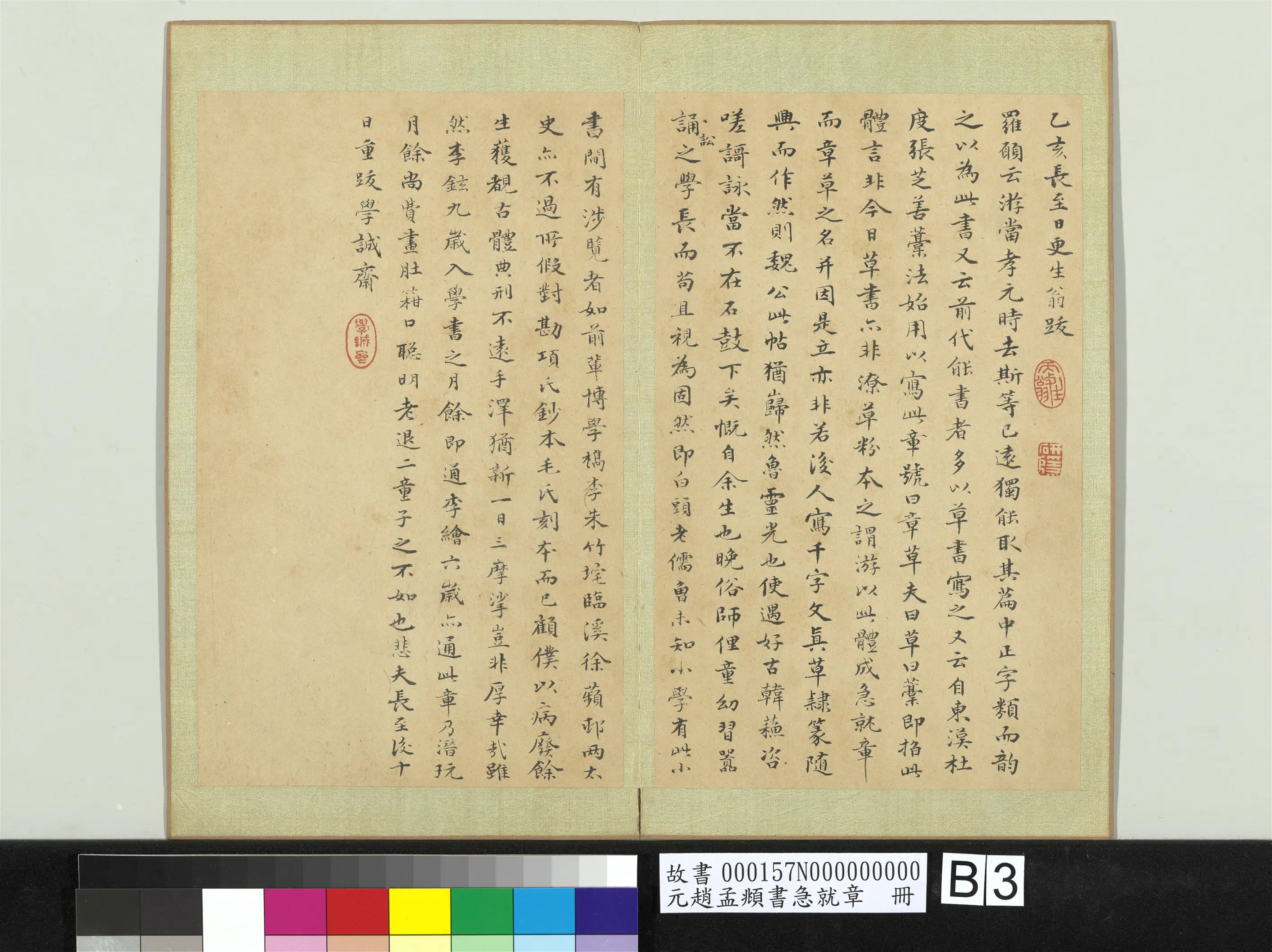 元朝【赵孟頫】《书急就章册》 第8张 元朝【赵孟頫】《书急就章册》 第8张