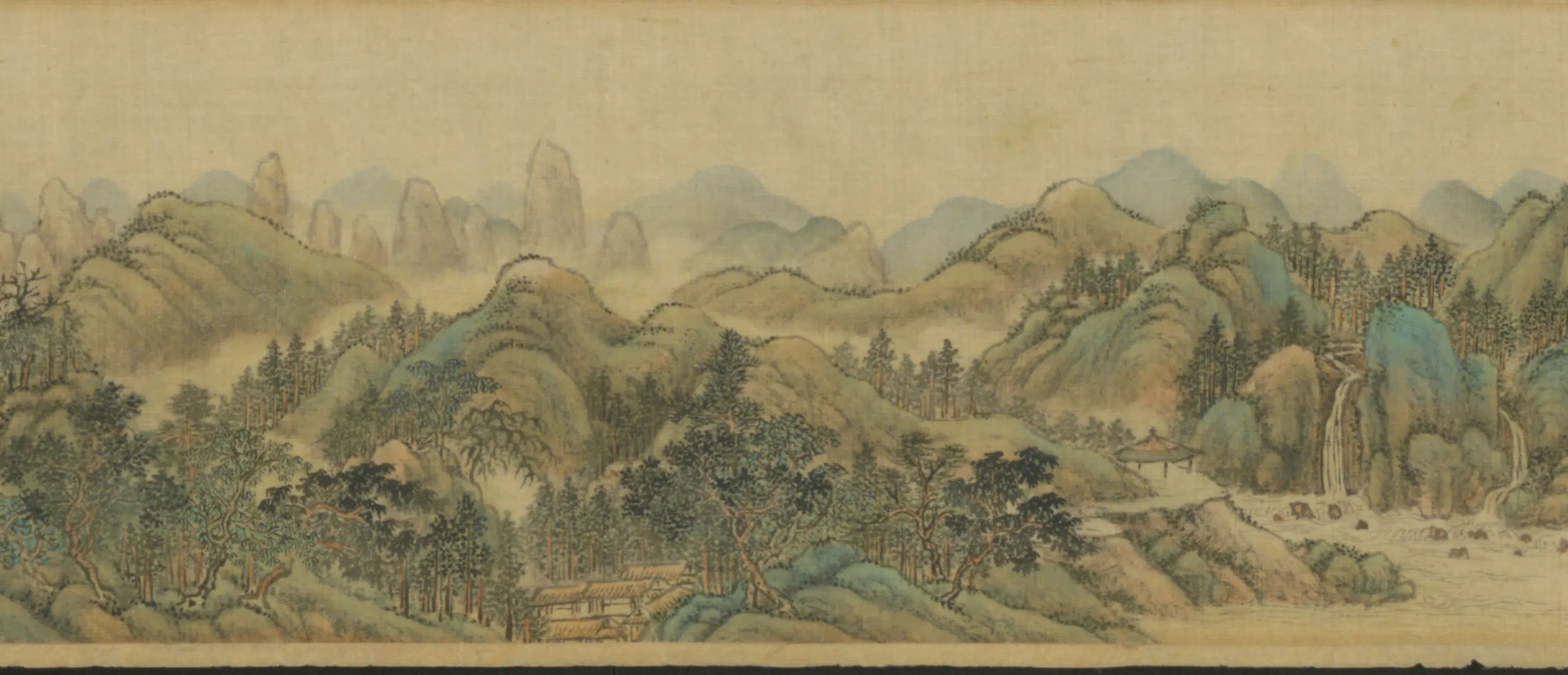 清代【唐岱】《山水图卷》 第4张 清代【唐岱】《山水图卷》 第4张