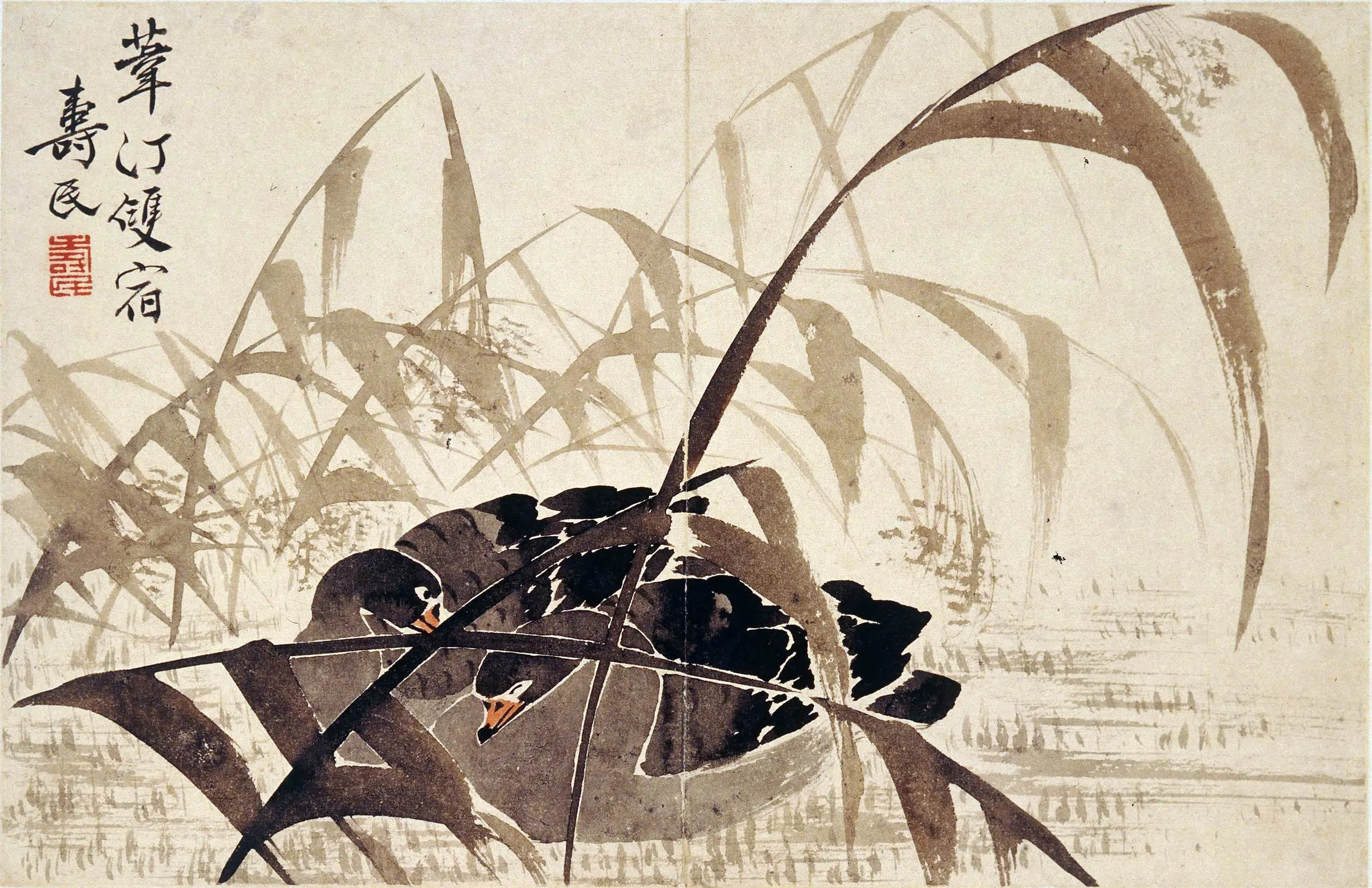 清代【边寿民】《芦雁图册（八开）》 第3张