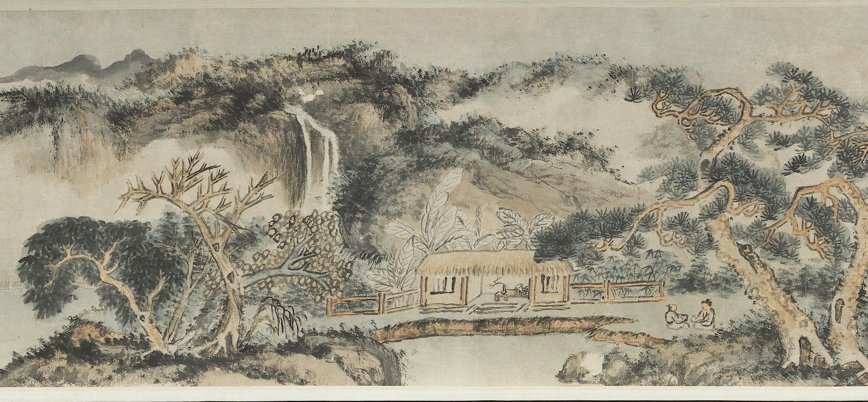 清【髡残(石谿-髠残)】《山水图卷》 第3张