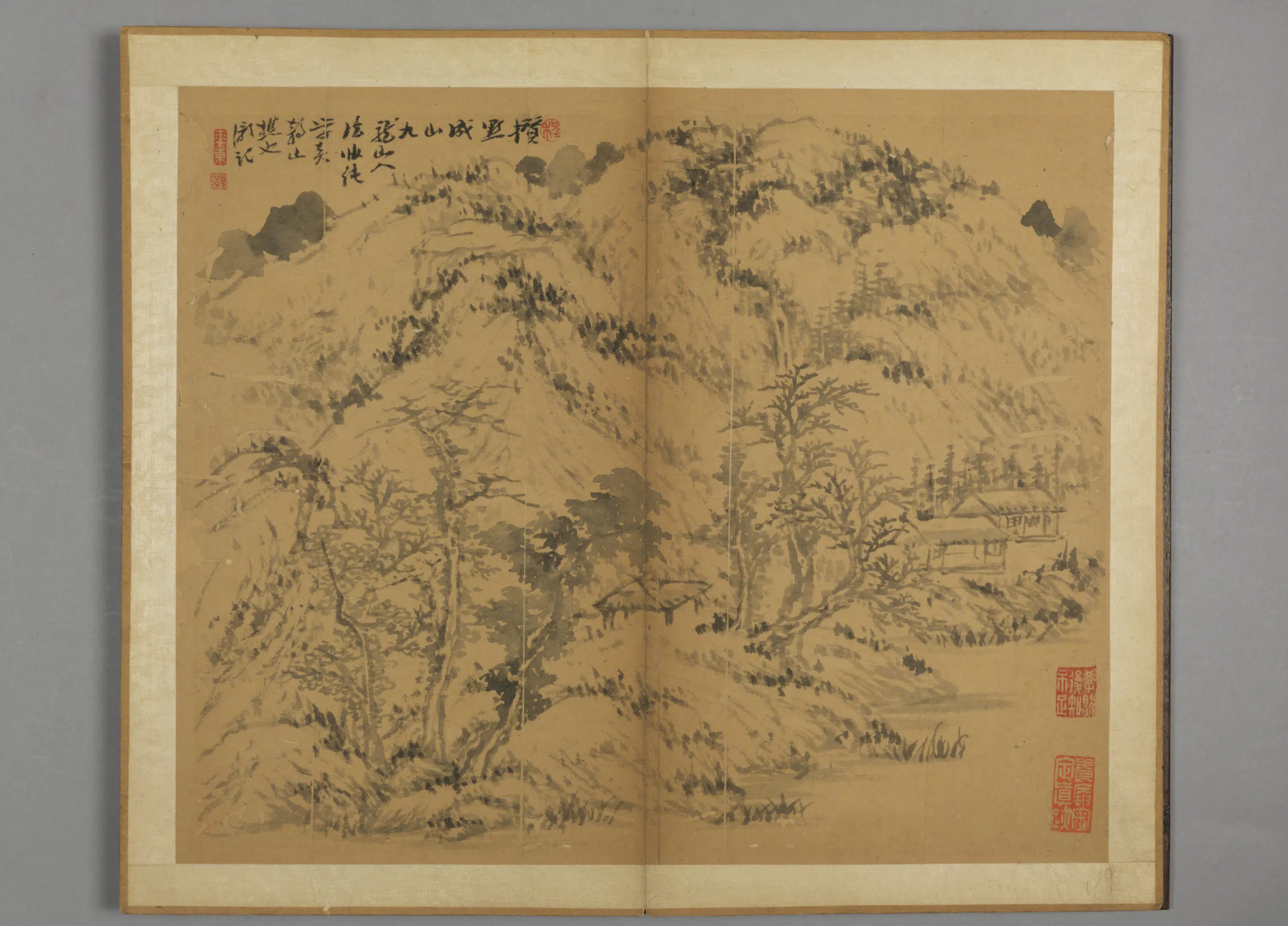 清代【程徽灏】《山水册》