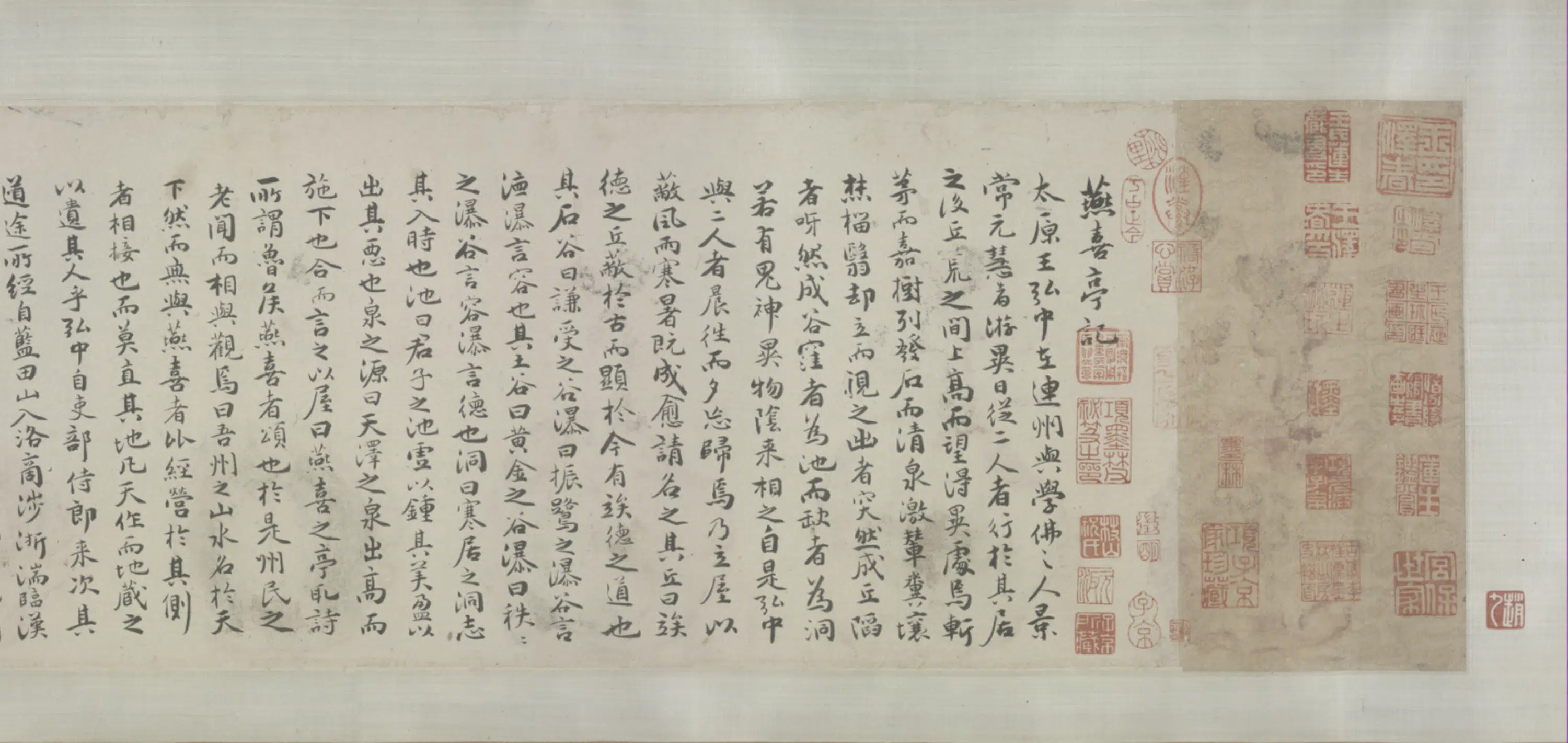 明朝【祝允明】《书小楷燕喜亭等四记题》 第6张