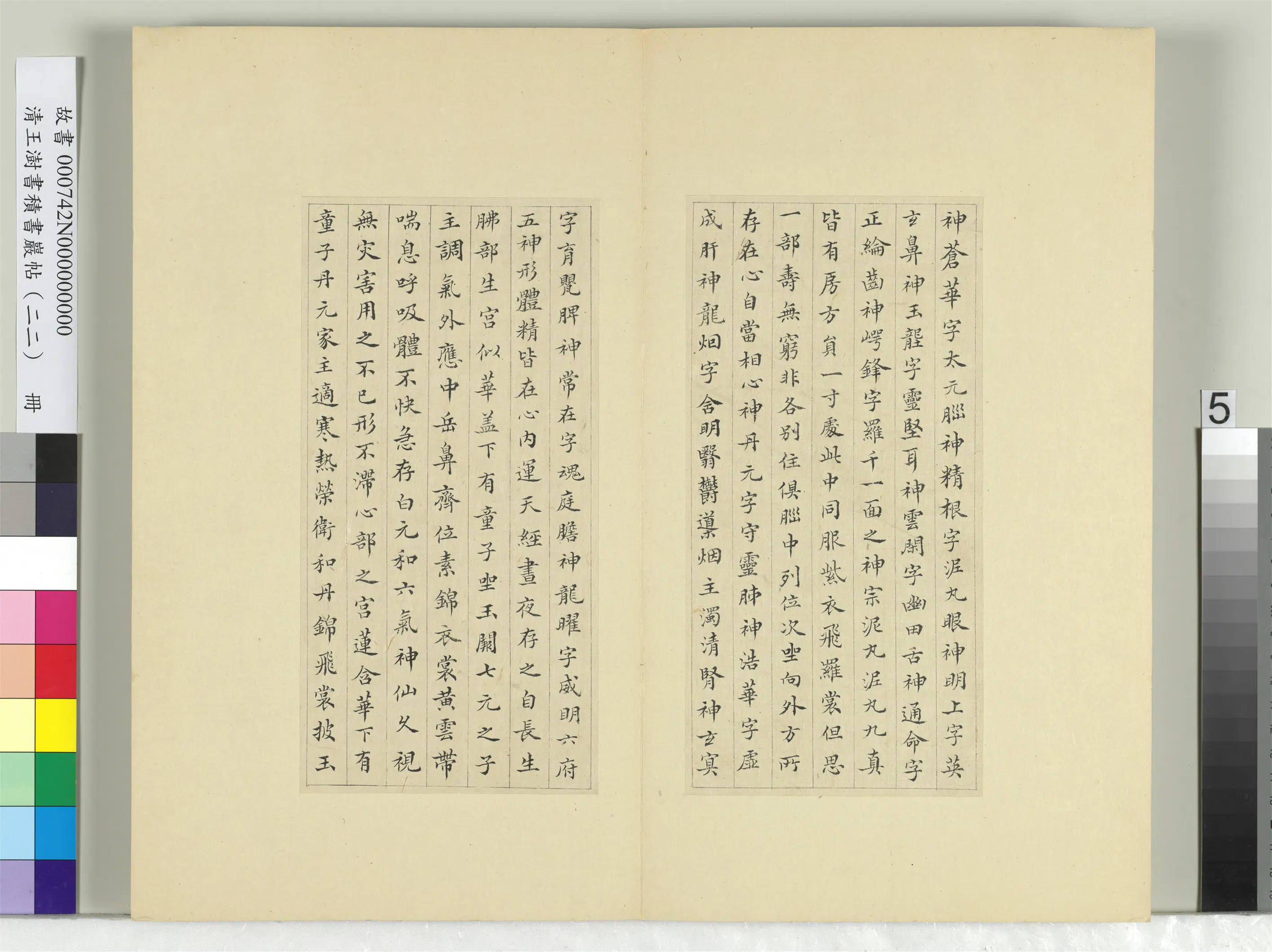 清代【王澍】《书积书岩帖(二十二)册-临晋杨羲黄庭经》 第12张 清代【王澍】《书积书岩帖(二十二)册-临晋杨羲黄庭经》 第12张