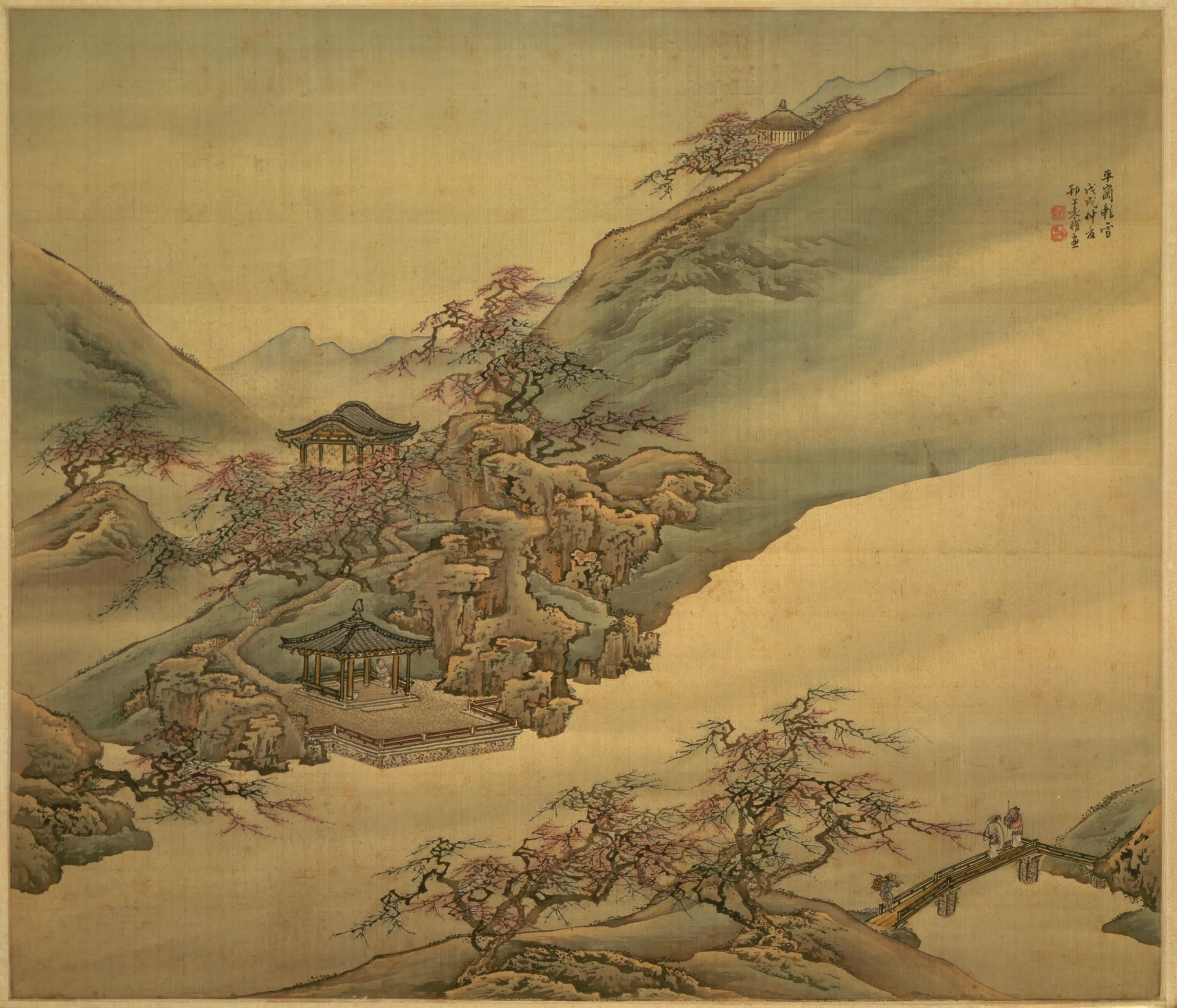 清代【袁耀】《山水四条屏》 第2张