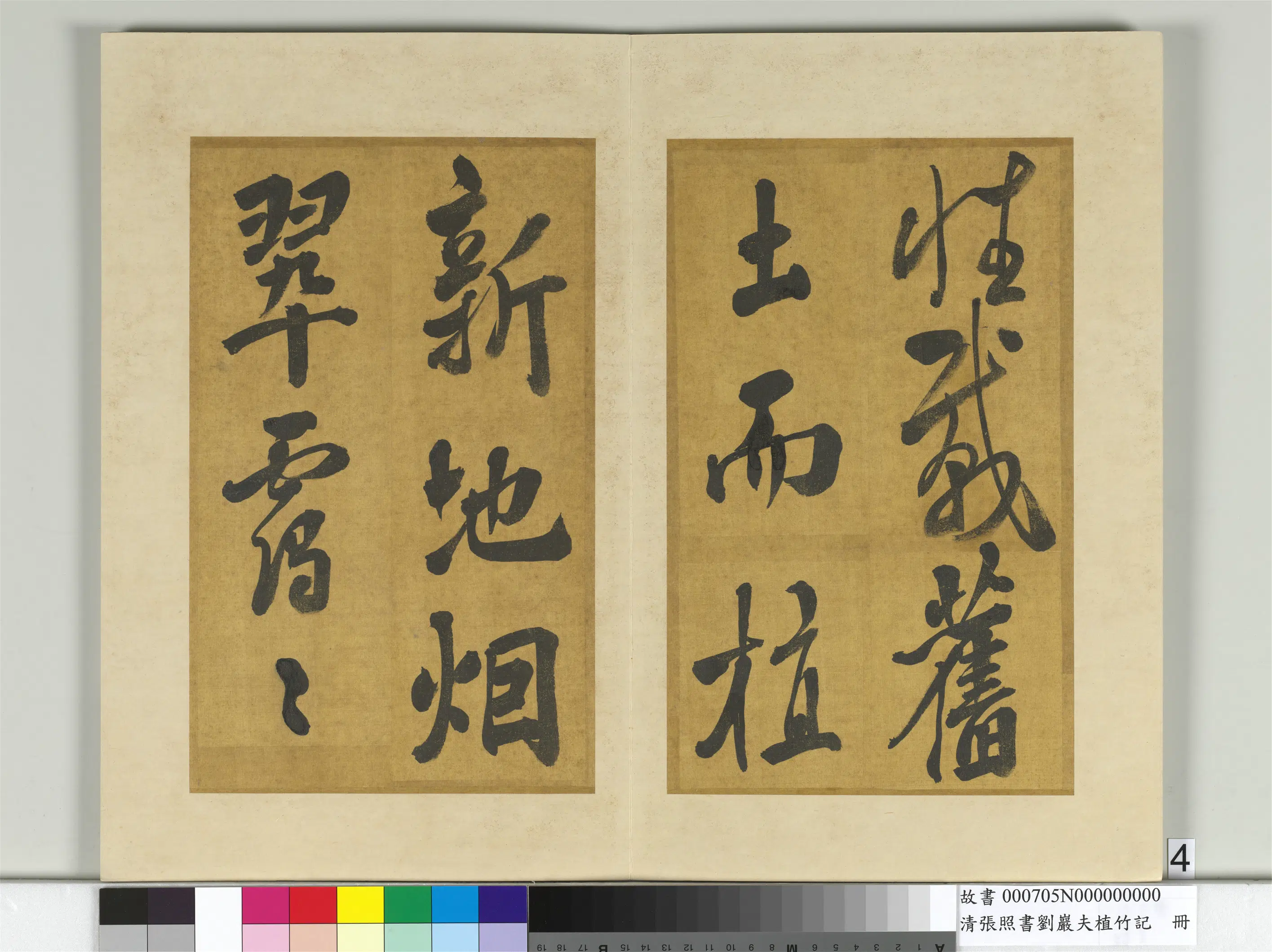 清代【张照】《书刘岩夫植竹记册》 第24张