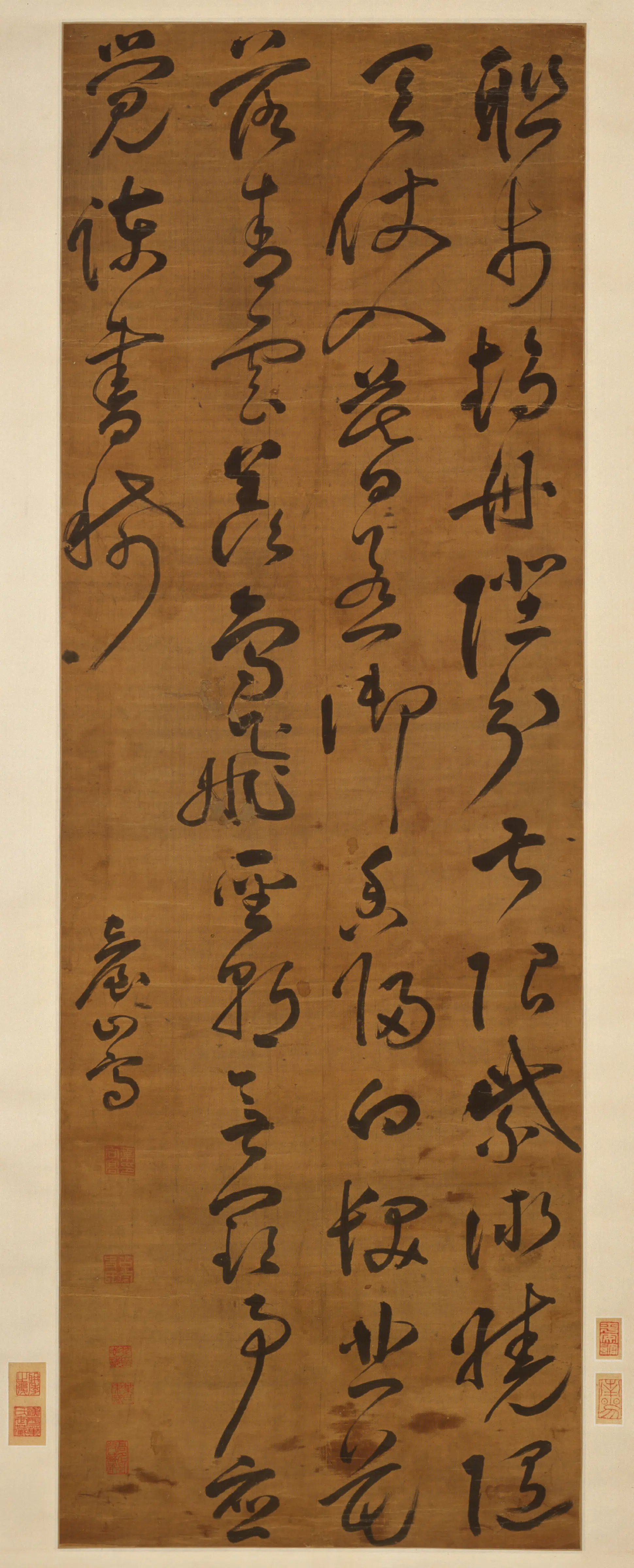 明朝【叶向髙】《行书诗轴》