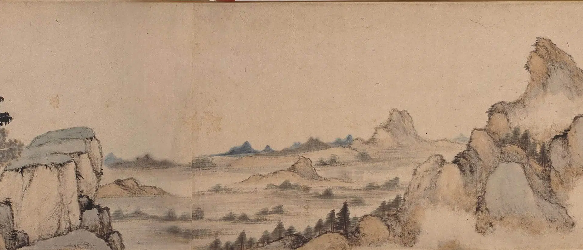 清代【戴本孝】《雨赏图卷》 第2张 清代【戴本孝】《雨赏图卷》 第2张