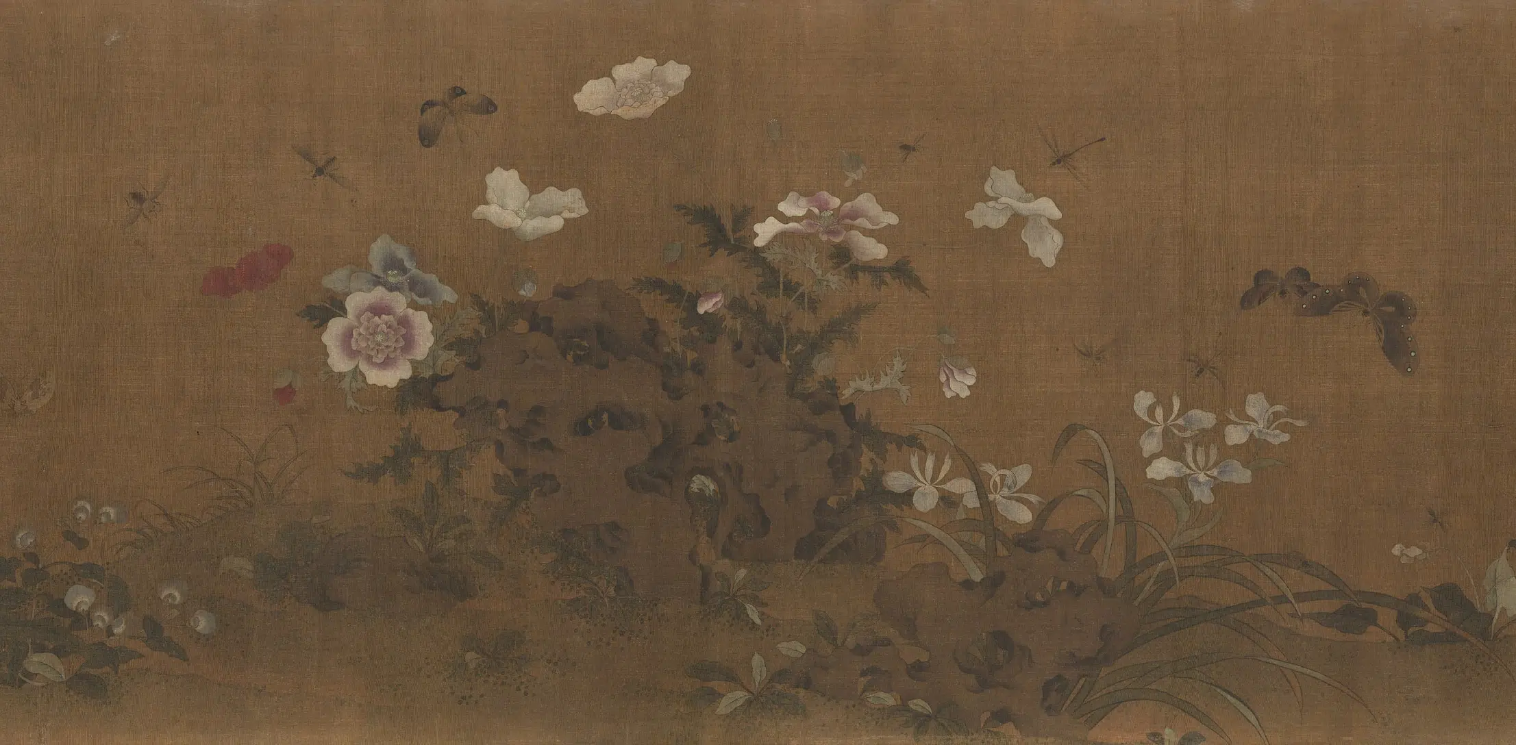 宋代【艳艳女史】《草虫花蝶图卷》 第3张 宋代【艳艳女史】《草虫花蝶图卷》 第3张