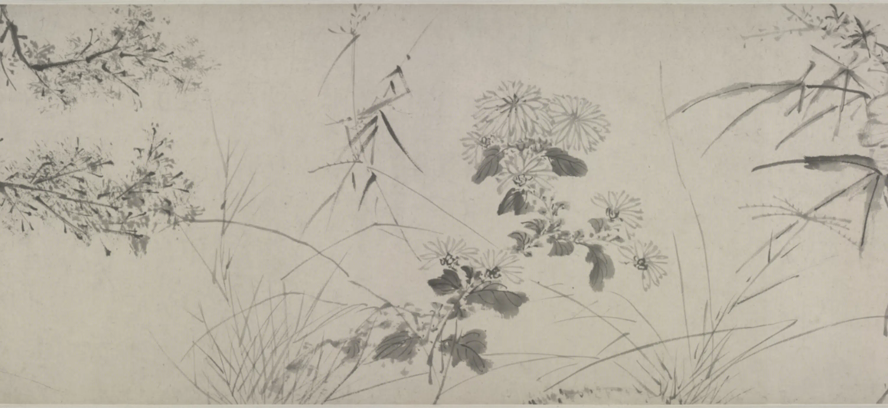 明朝【陈栝】《花卉图卷》 第4张