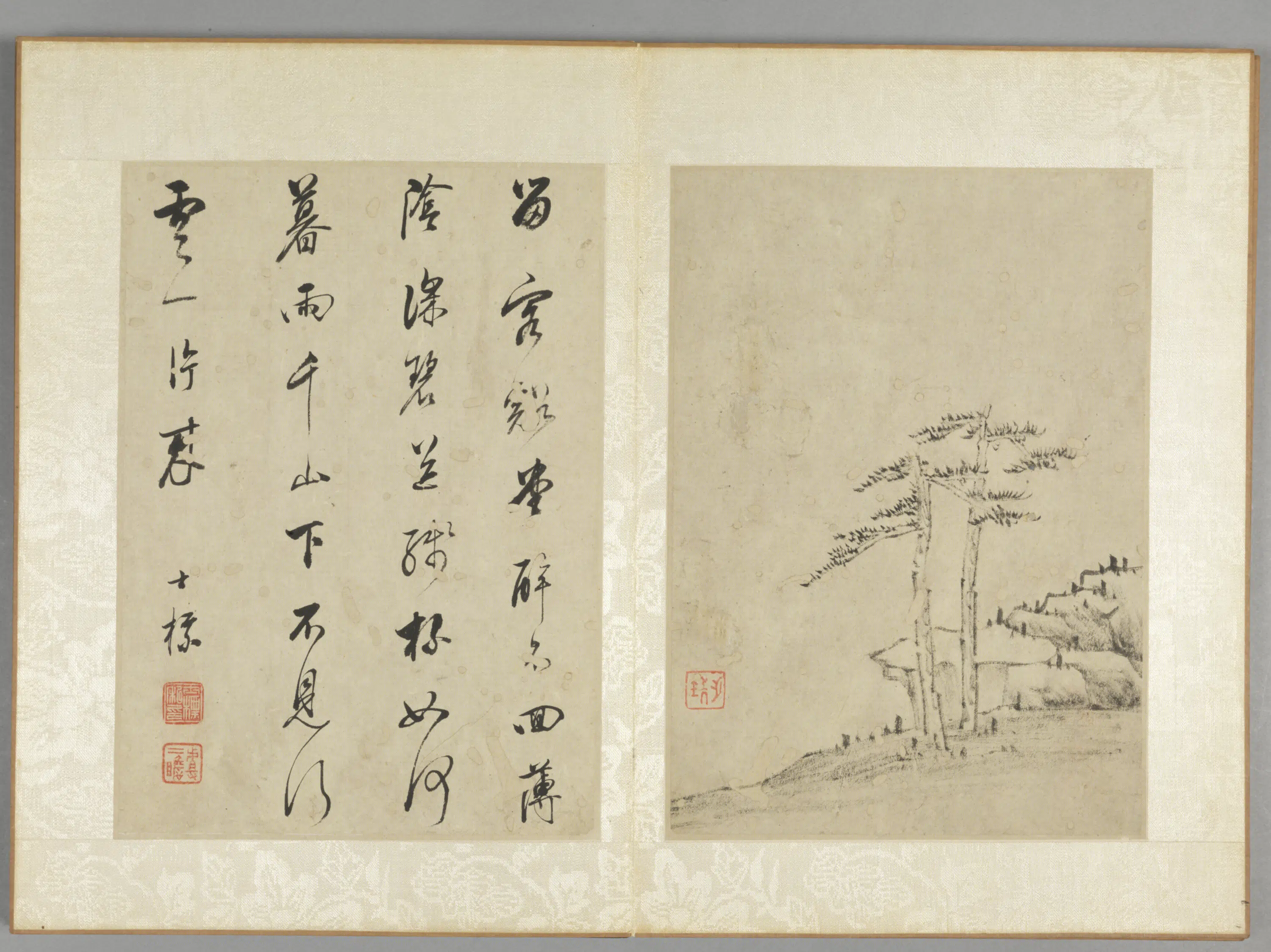清代【汪之瑞】《山水册（9开）》 第3张