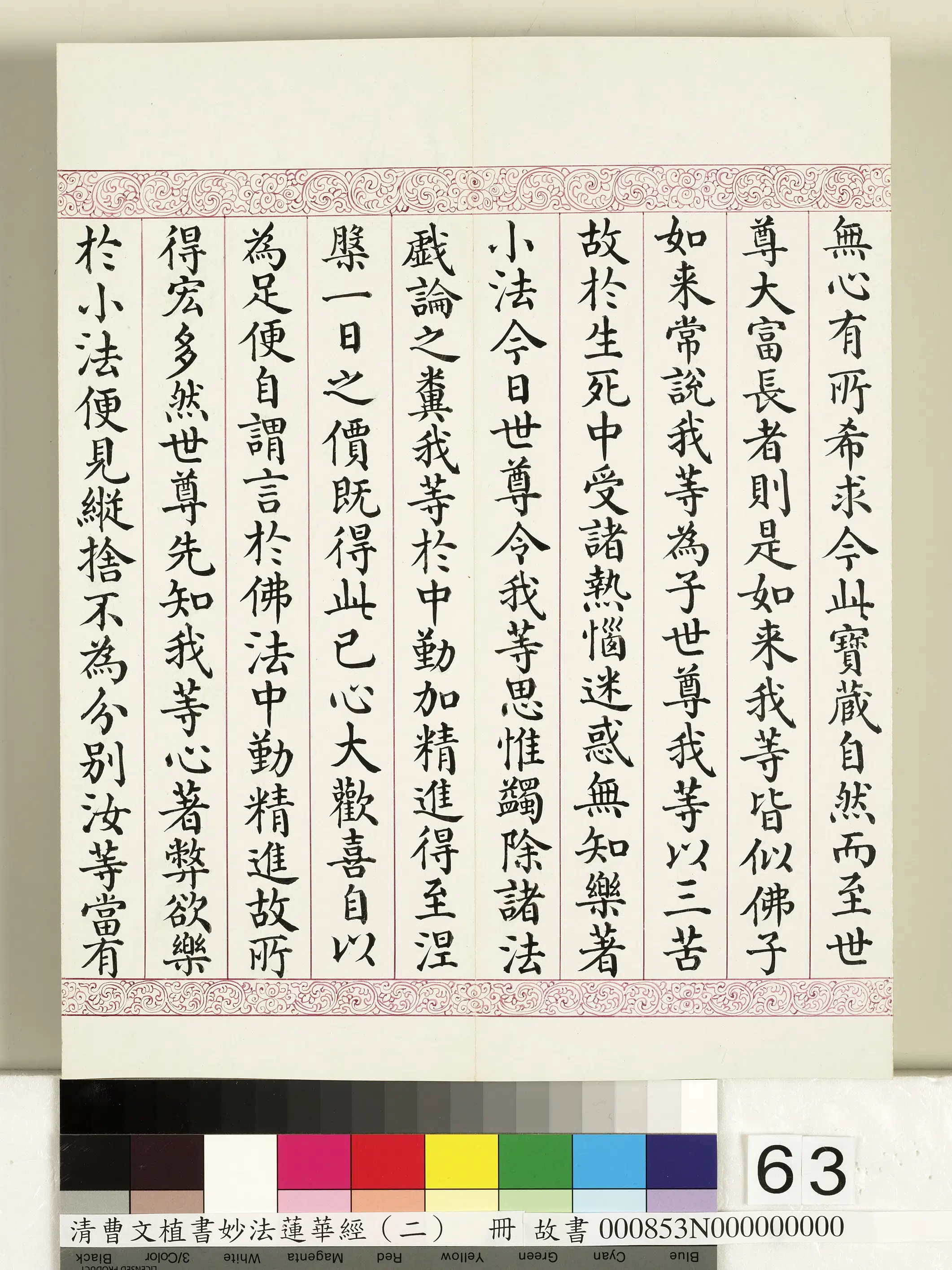 清代【曹文埴】《妙法莲华经（二）册》 第60张