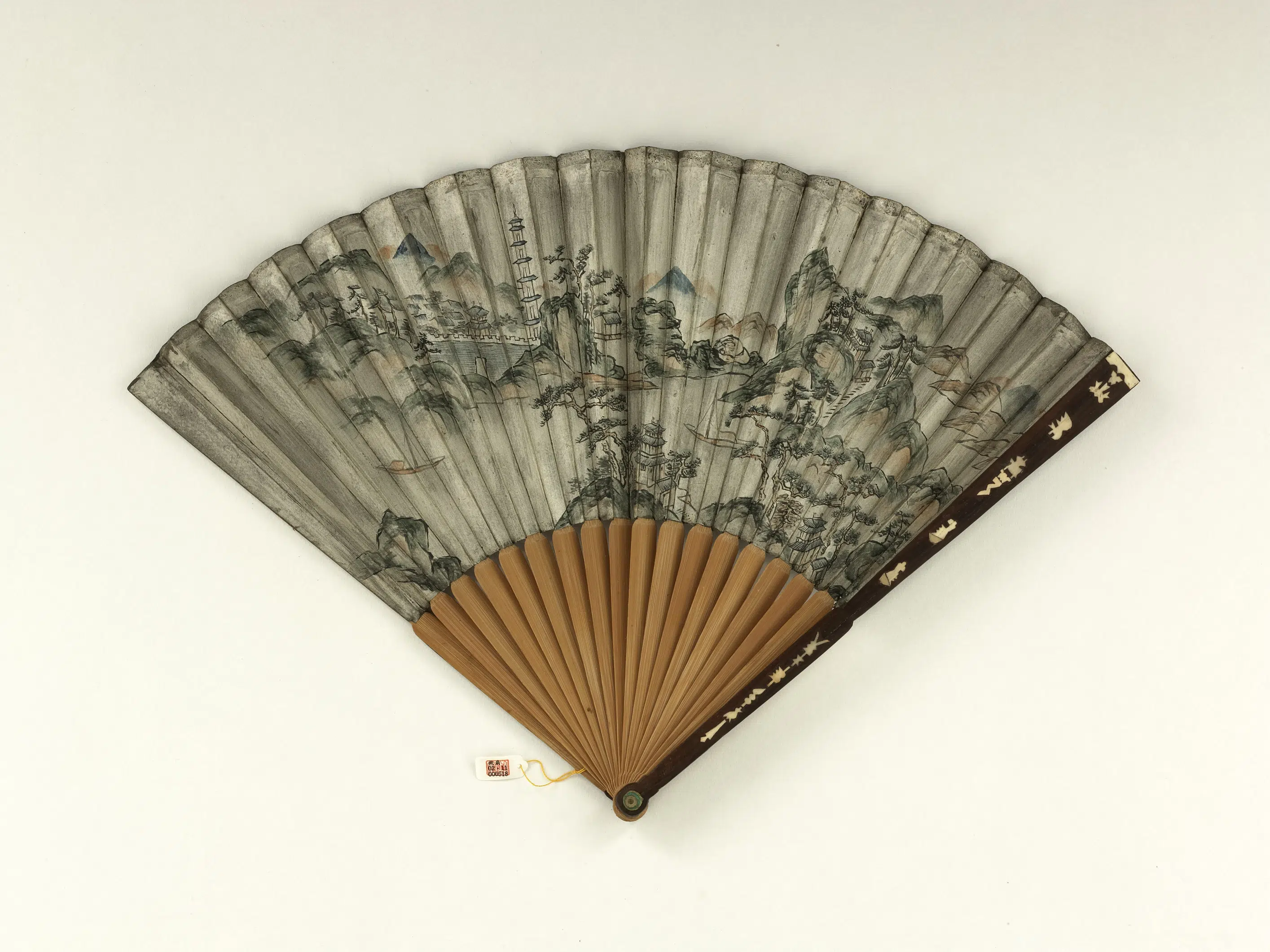 清代《清人山水-成扇-4》