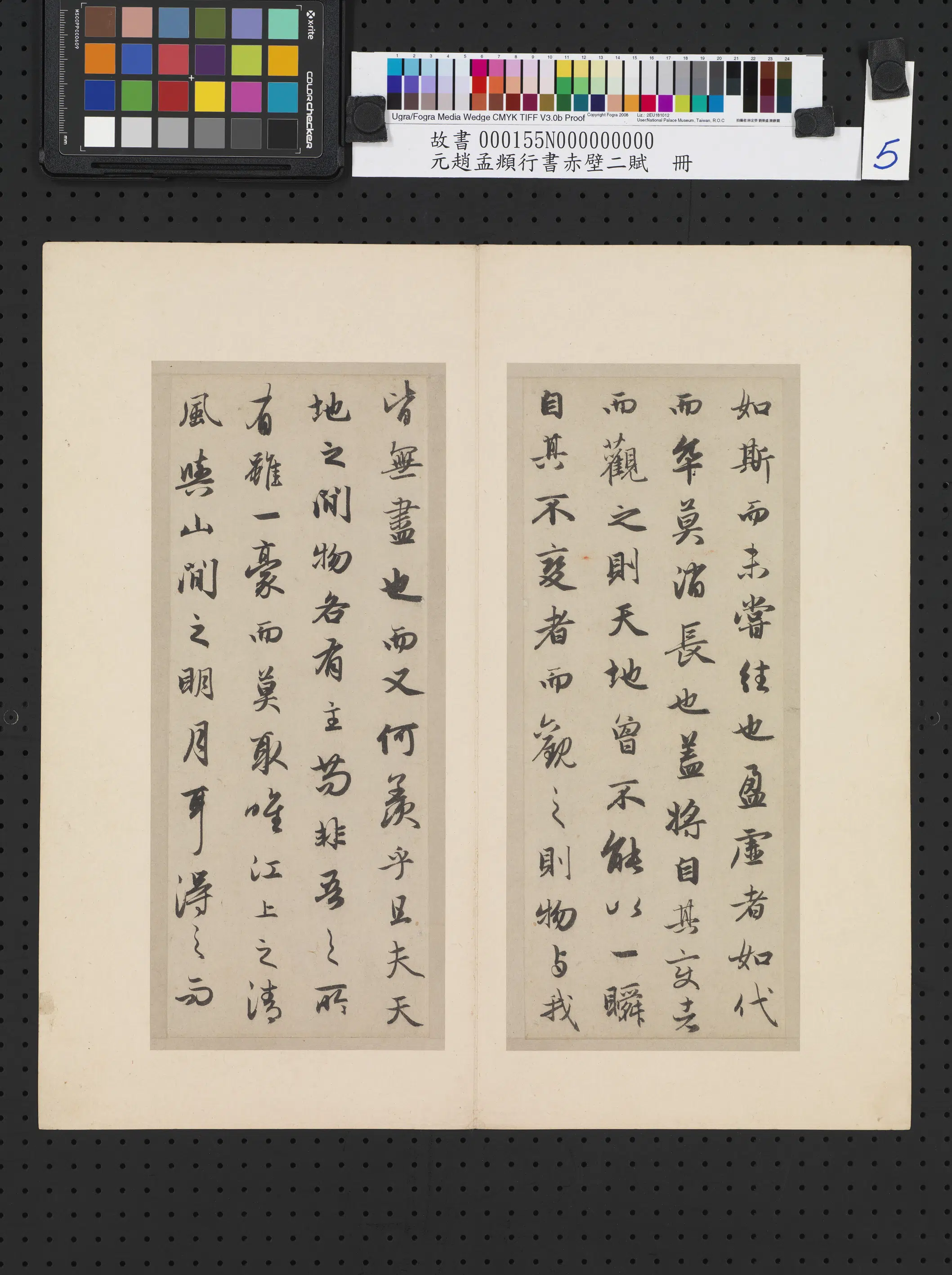 元朝【赵孟頫】《行书赤壁二赋册》 第12张 元朝【赵孟頫】《行书赤壁二赋册》 第12张