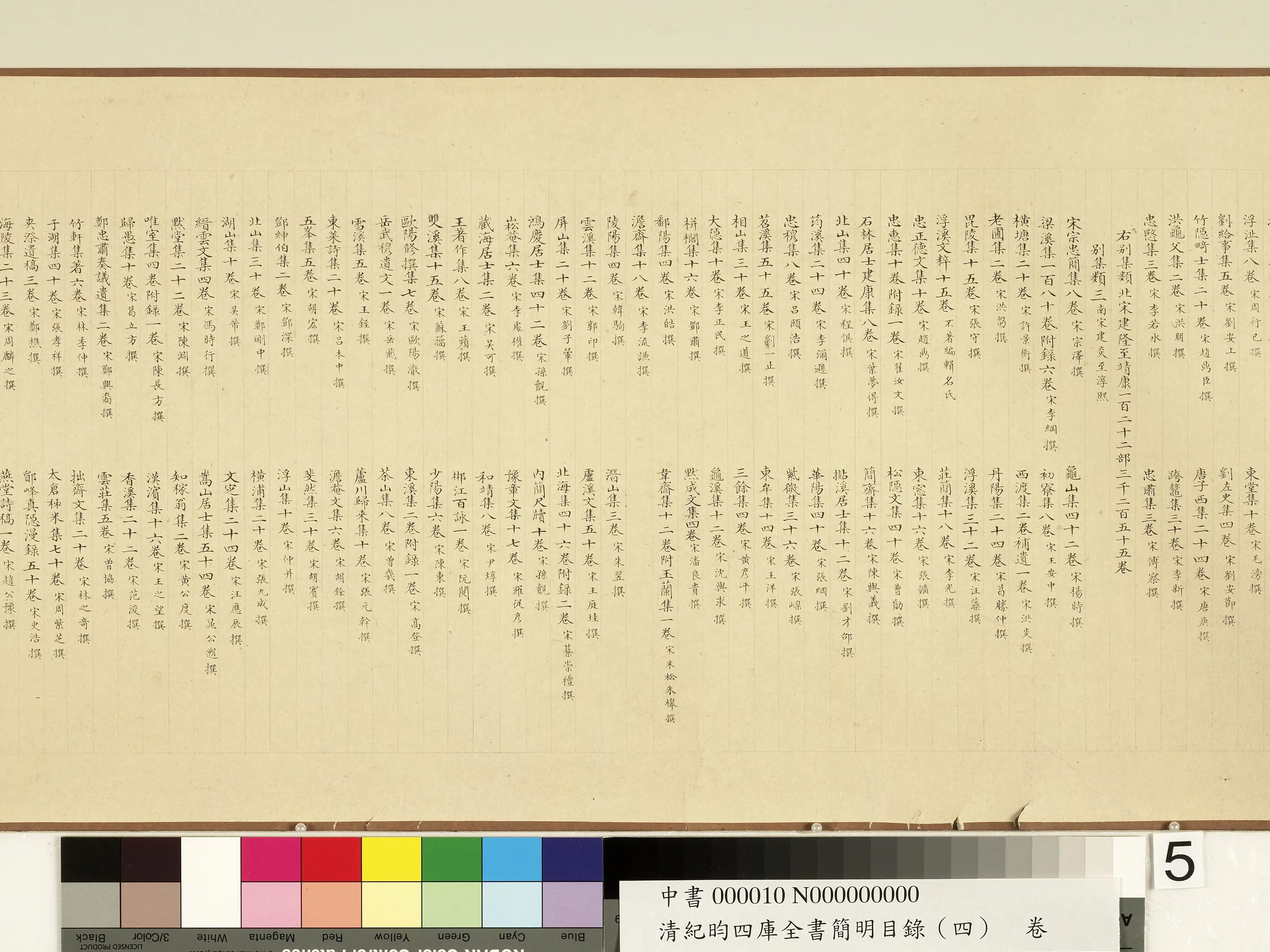 清代【纪昀（盷）】《钦定四库全书简明目录（集部）卷》 第15张